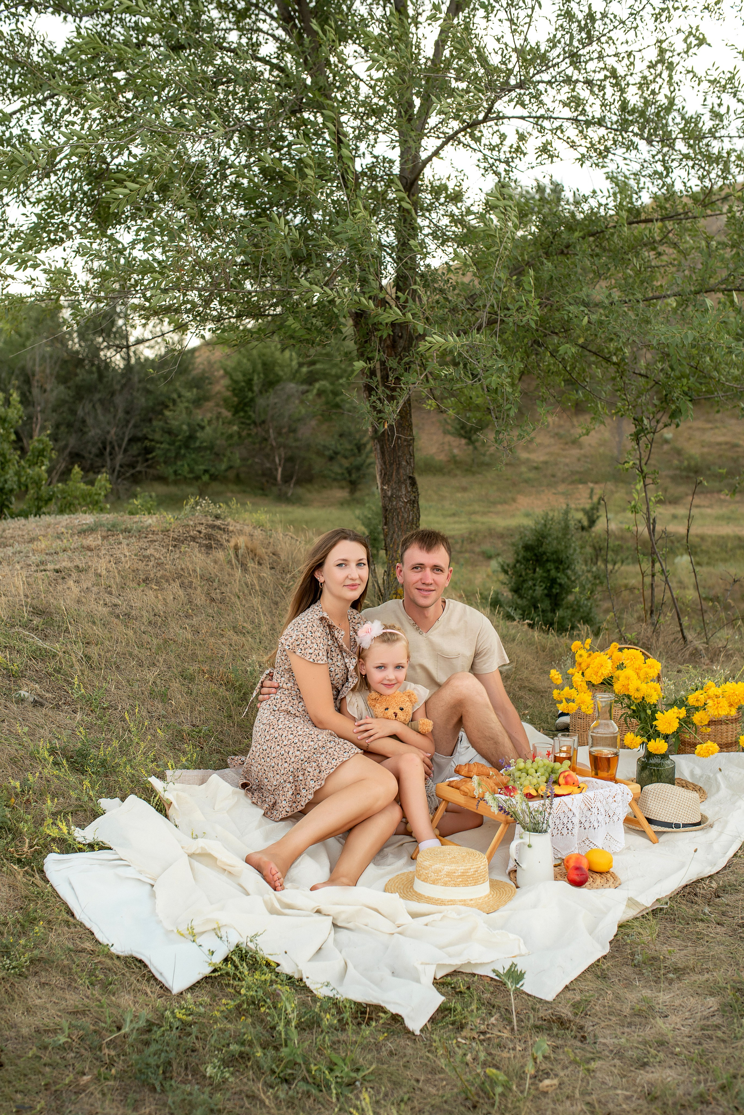 Семейная съемка на поляне 07.2024. Семейный и детский фотограф Наталья Горда