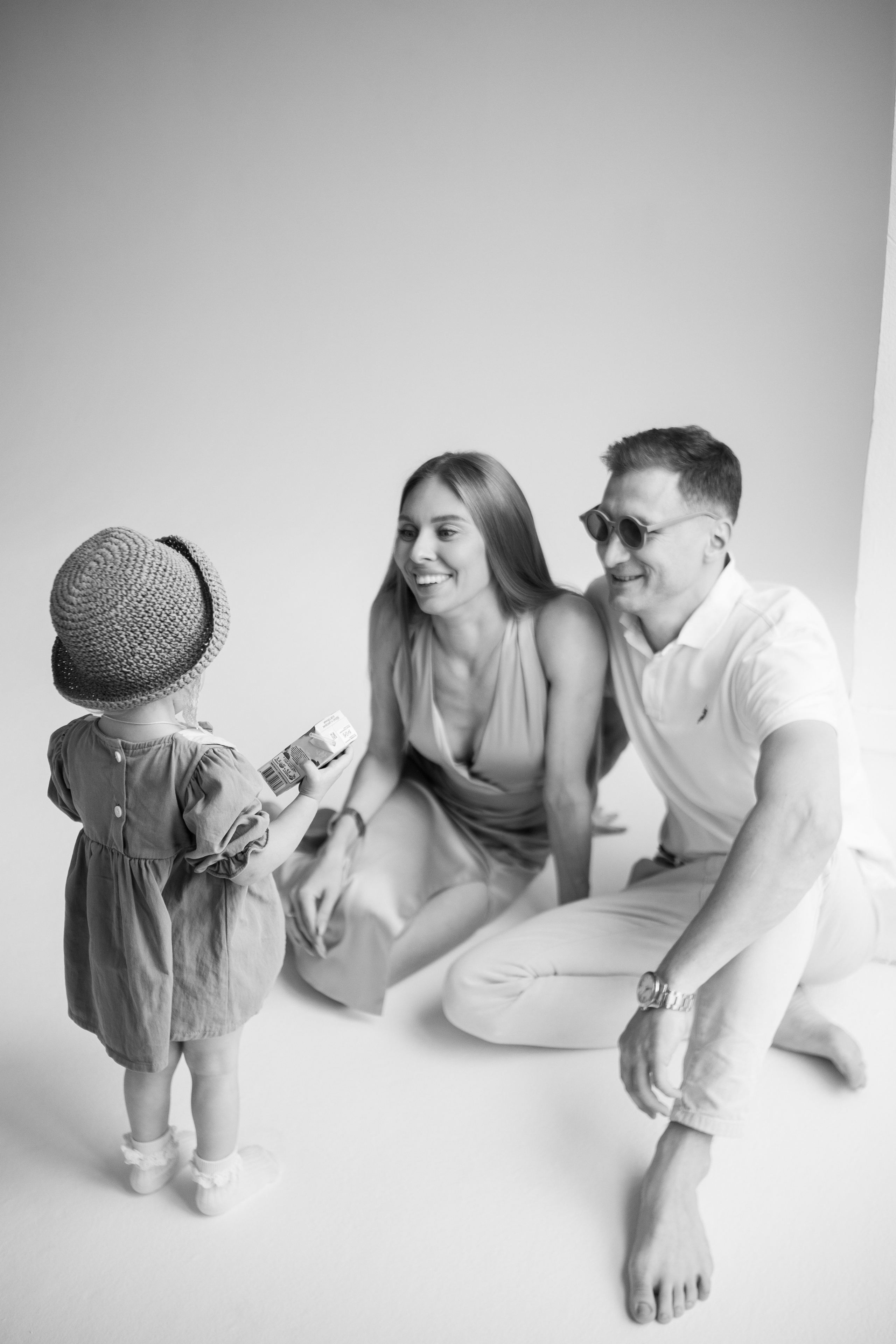 Варя и родители. Семейный фотограф Гульцовская Екатерина