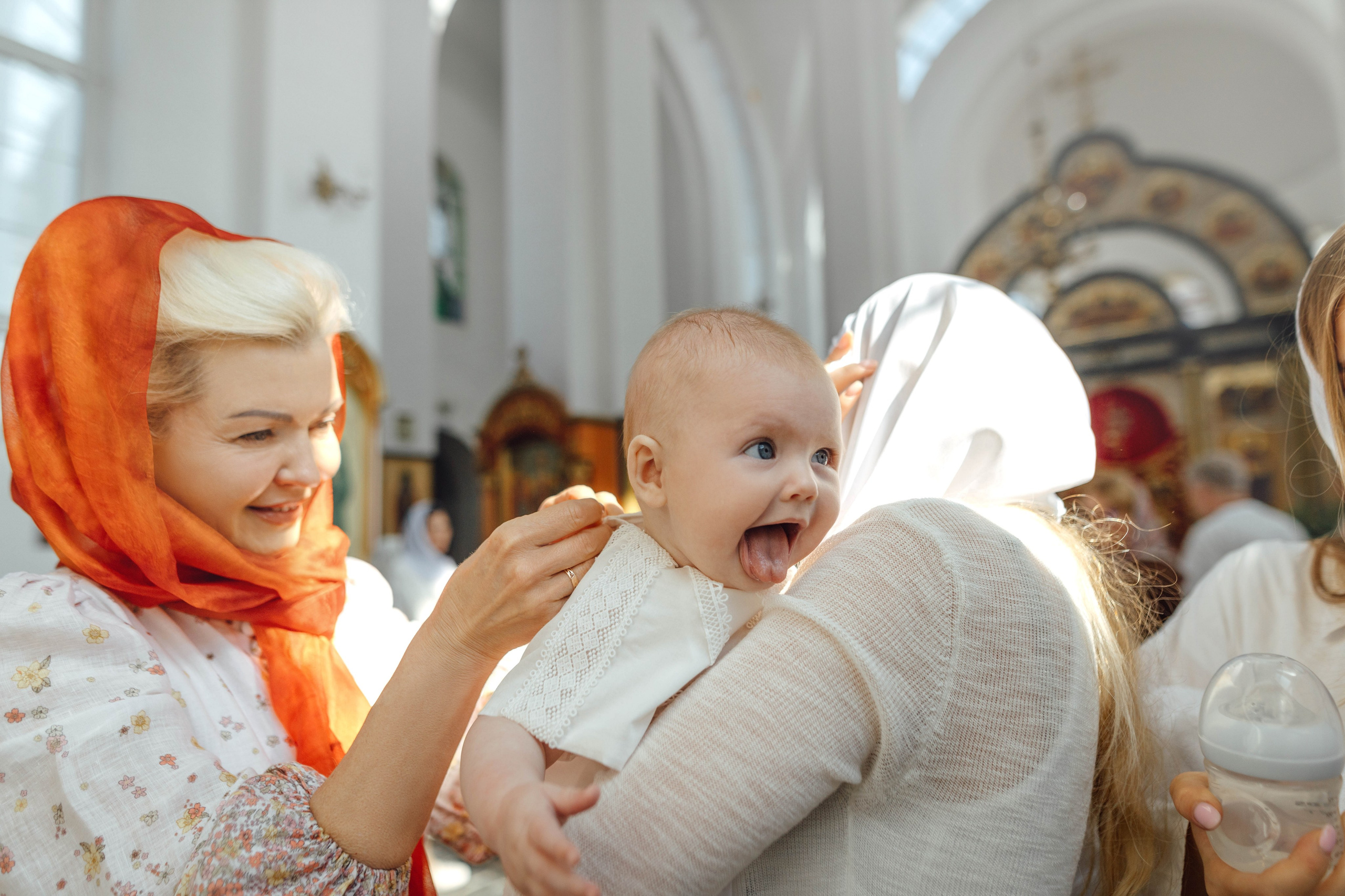 Крещение Мишель, гп. Ивенец, храм Ефросинии Полоцкой, август 2025