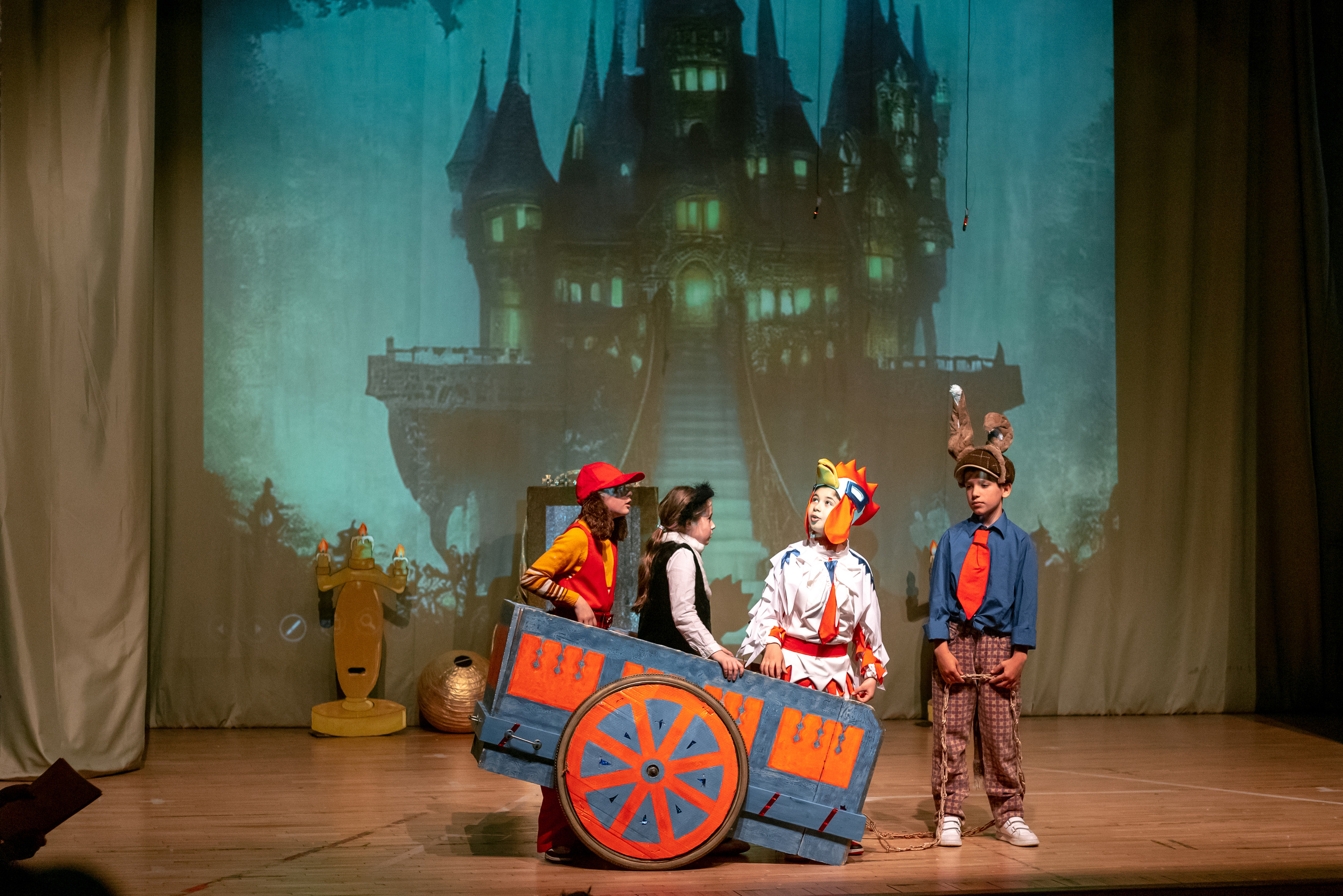 Спектакль «Бременские музыканты». Фотограф Москва