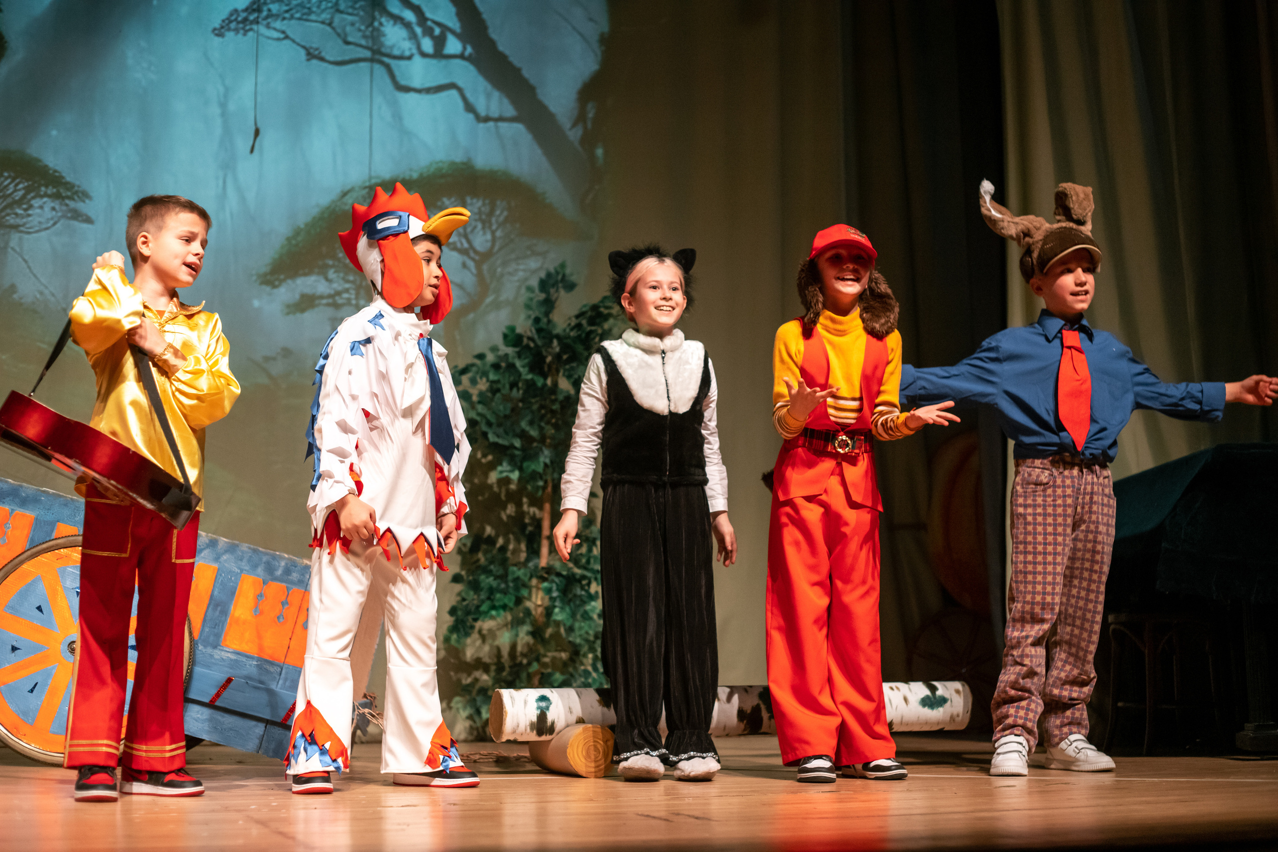 Спектакль «Бременские музыканты». Фотограф Москва