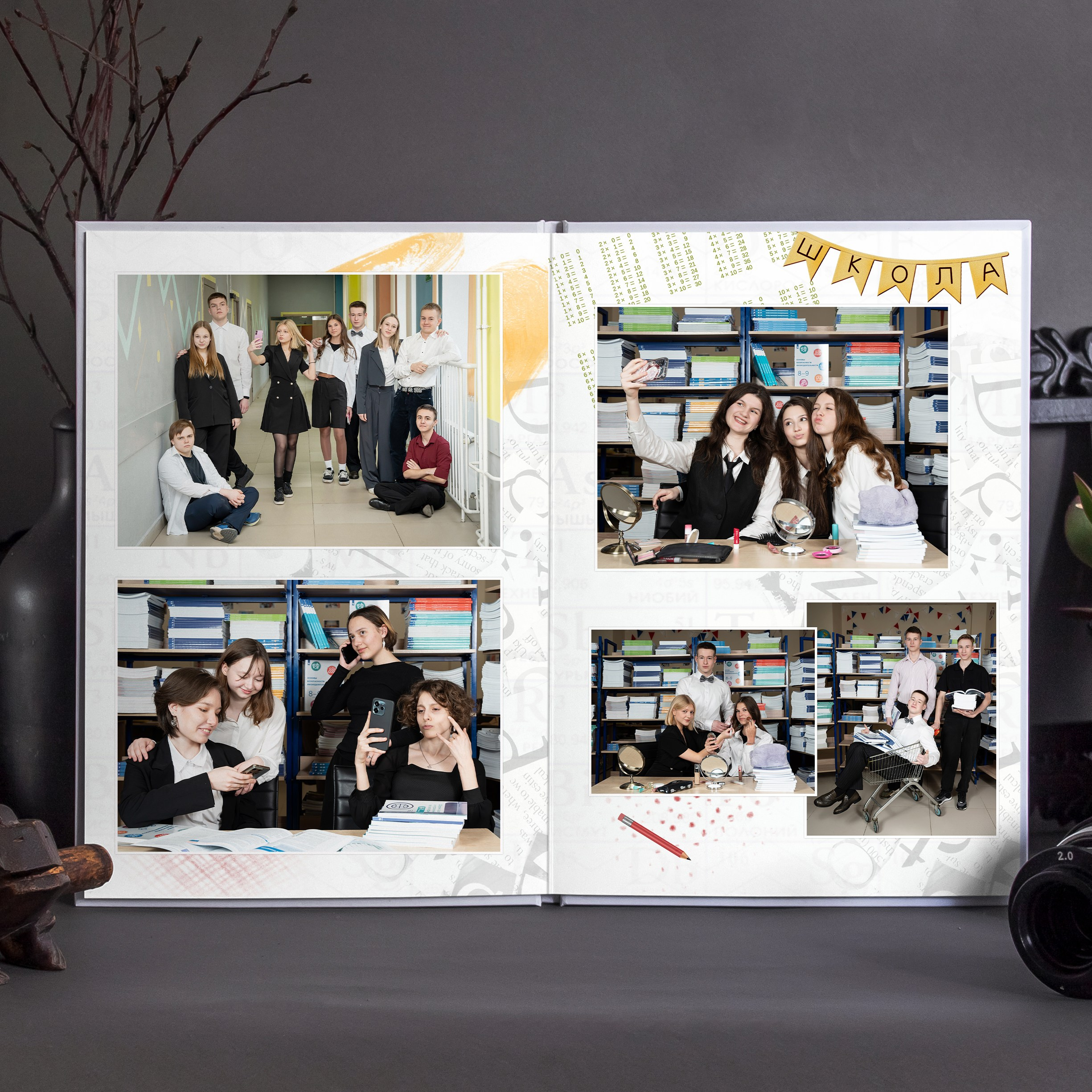 Школьные фотокниги. Семейный и детский фотограф в Москве Евгения Миронова
