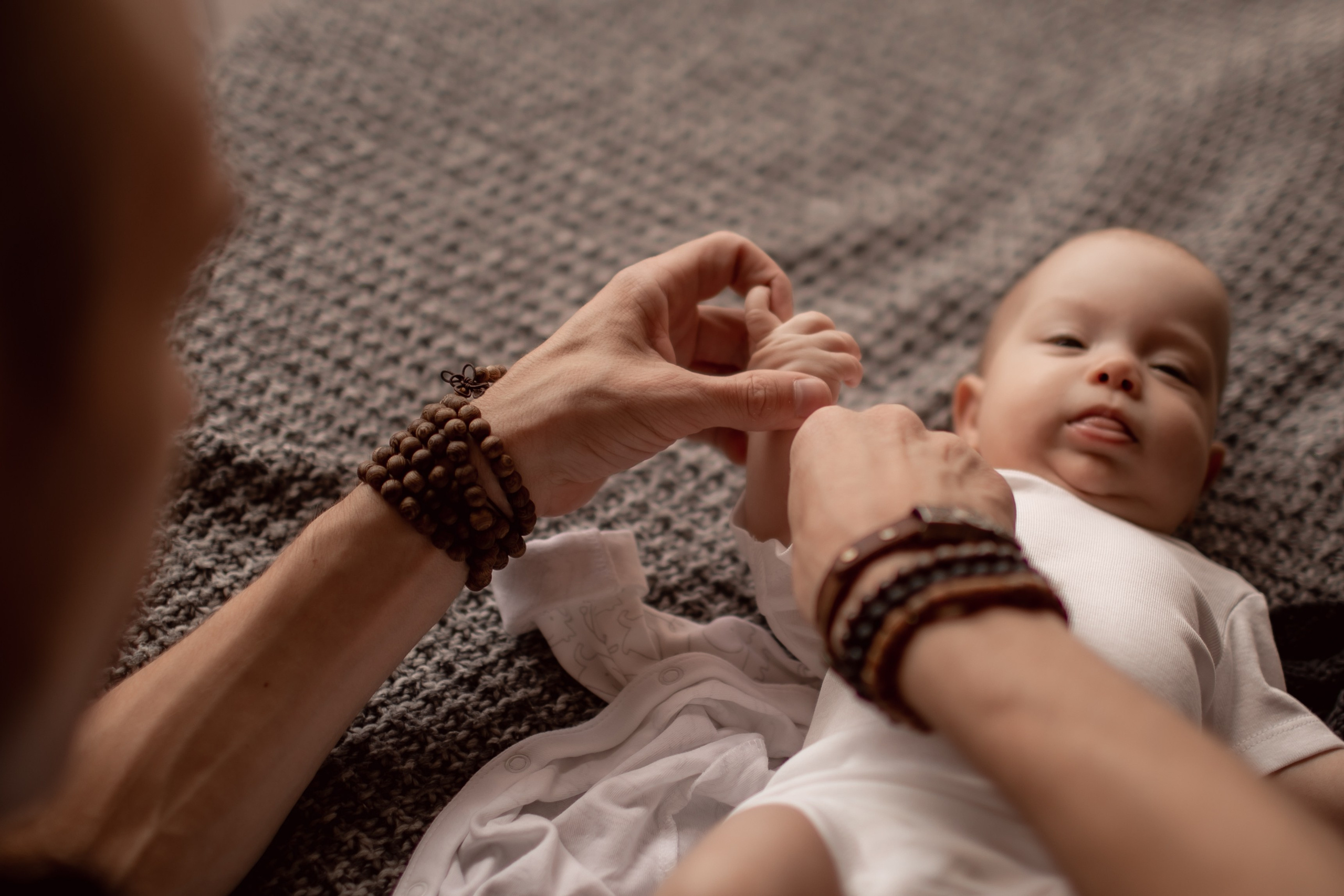 Валерия и Геннадий с крошкой. Семейный фотограф в Москве