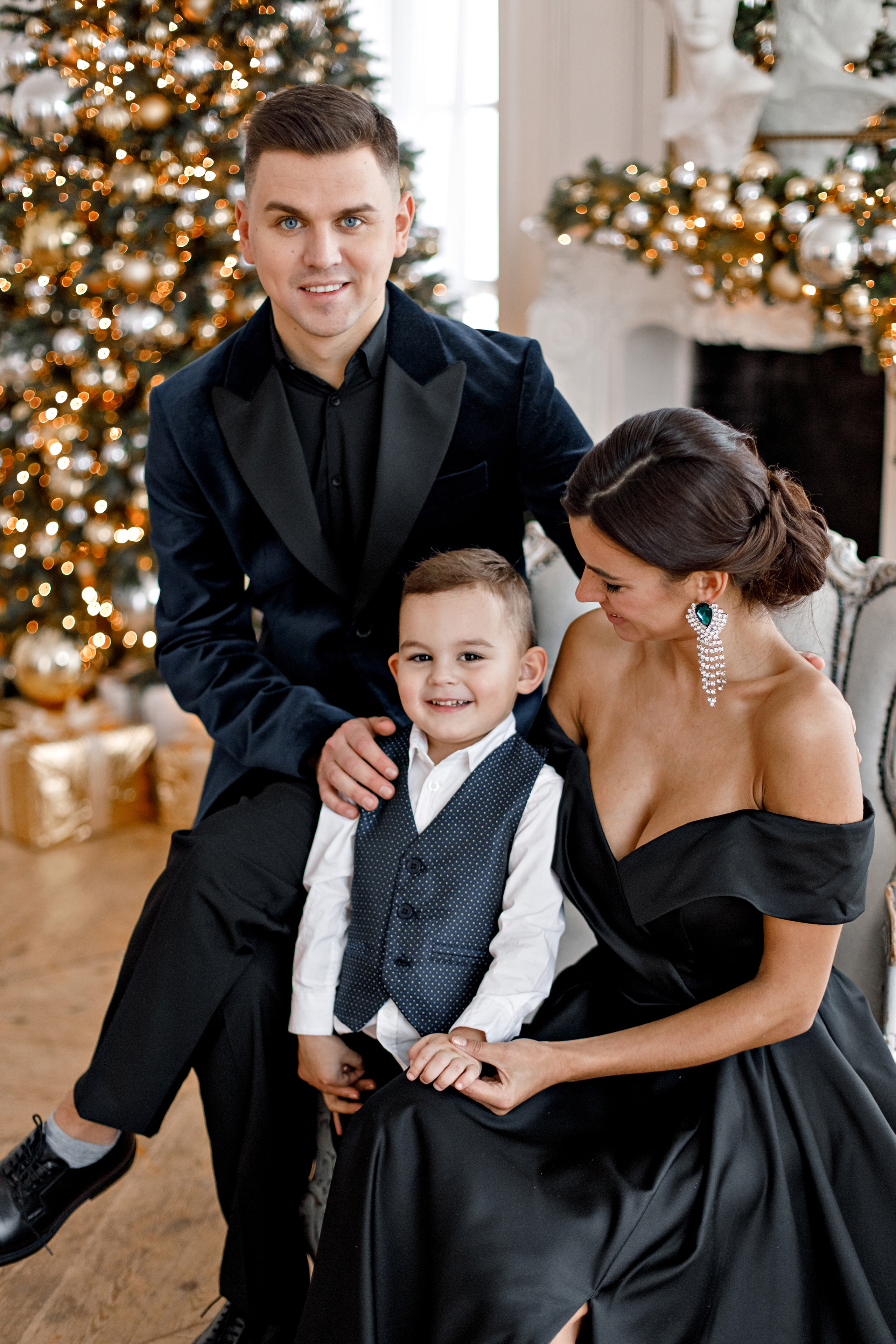 New Year. NatalieDmi — фотосессия беременности, семейный фотограф, портрет