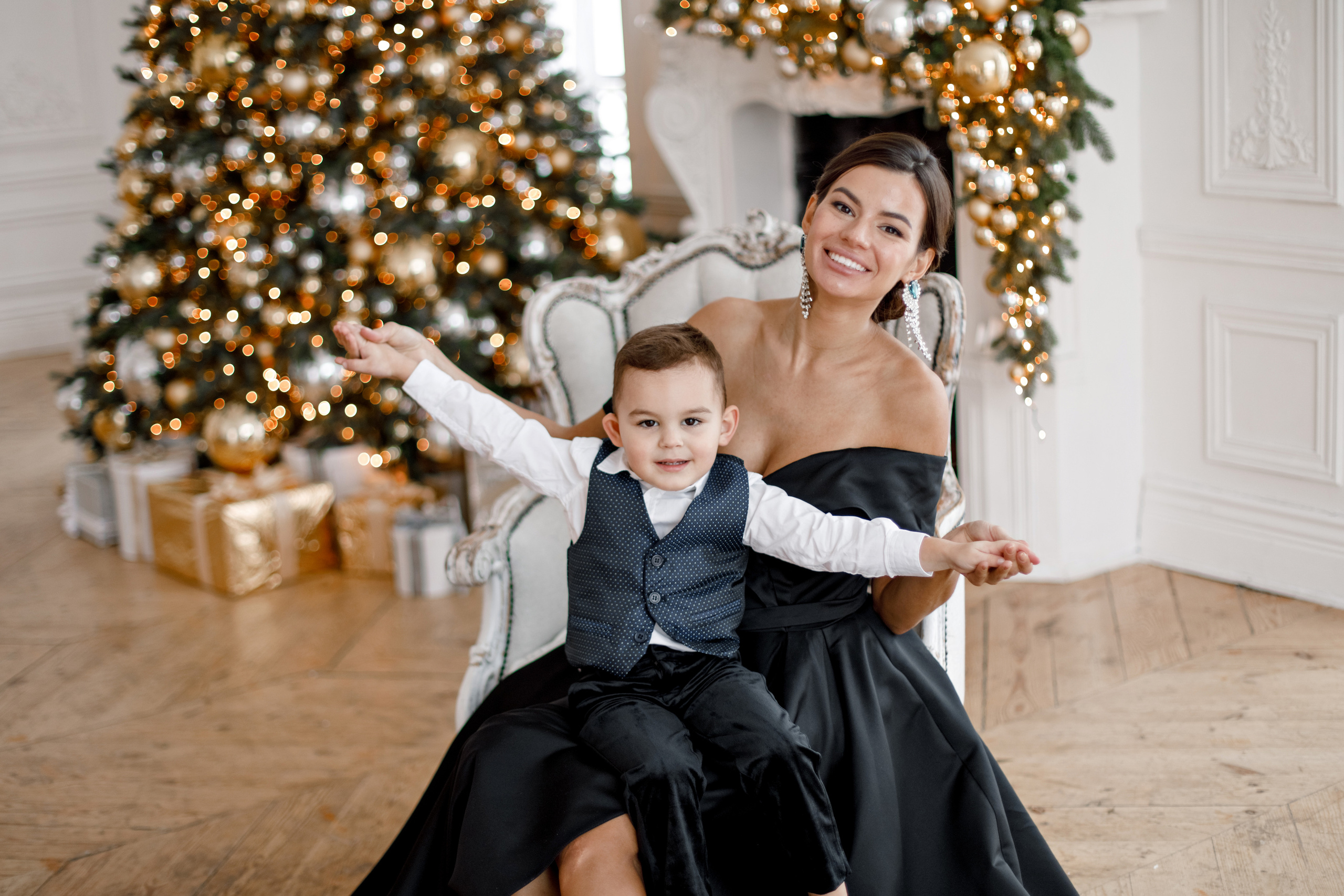 New Year. NatalieDmi — фотосессия беременности, семейный фотограф, портрет