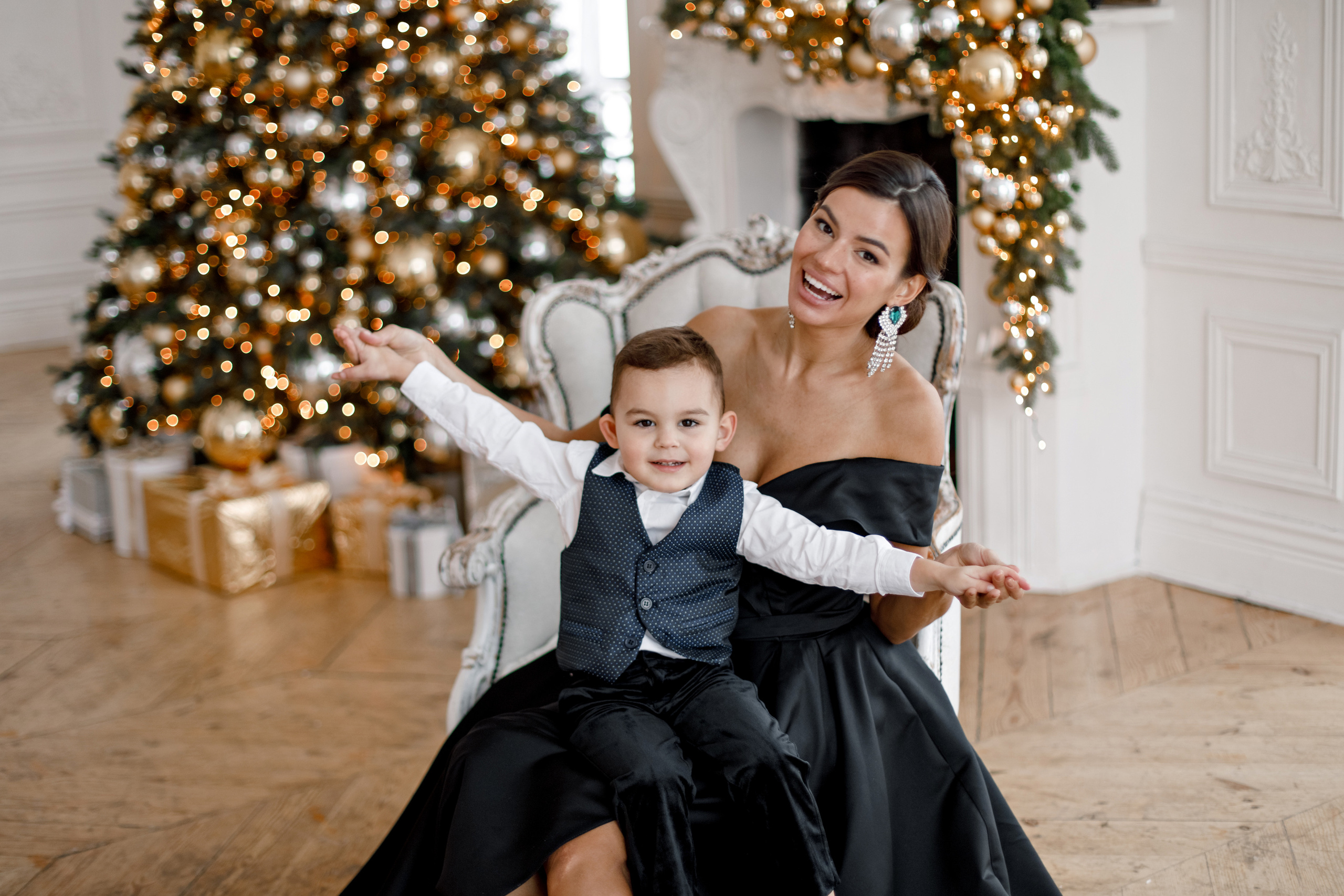 New Year. NatalieDmi — фотосессия беременности, семейный фотограф, портрет