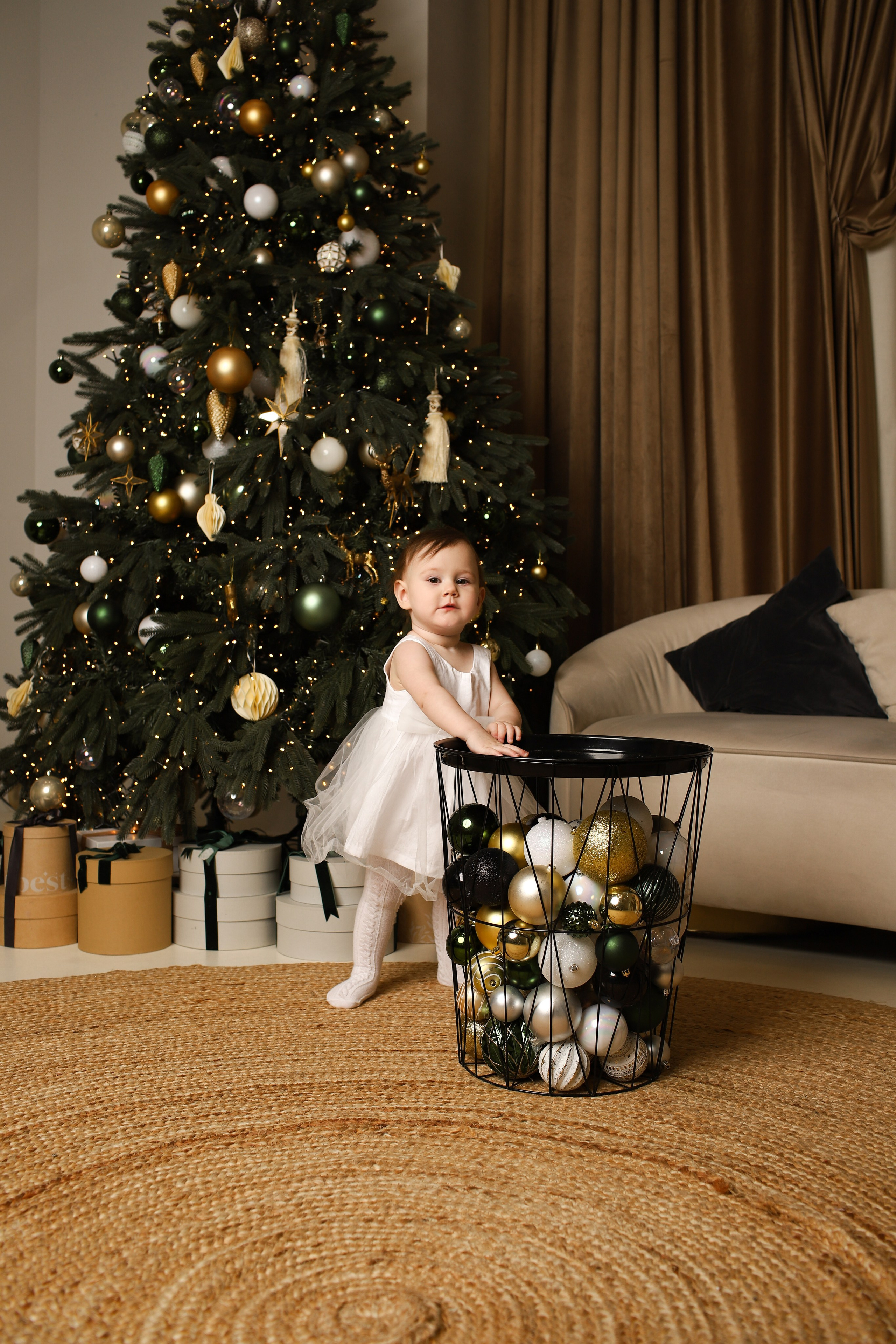 Новогодние детские фотосессии. Ирина Кан Фотограф новорожденных в Екатеринбурге