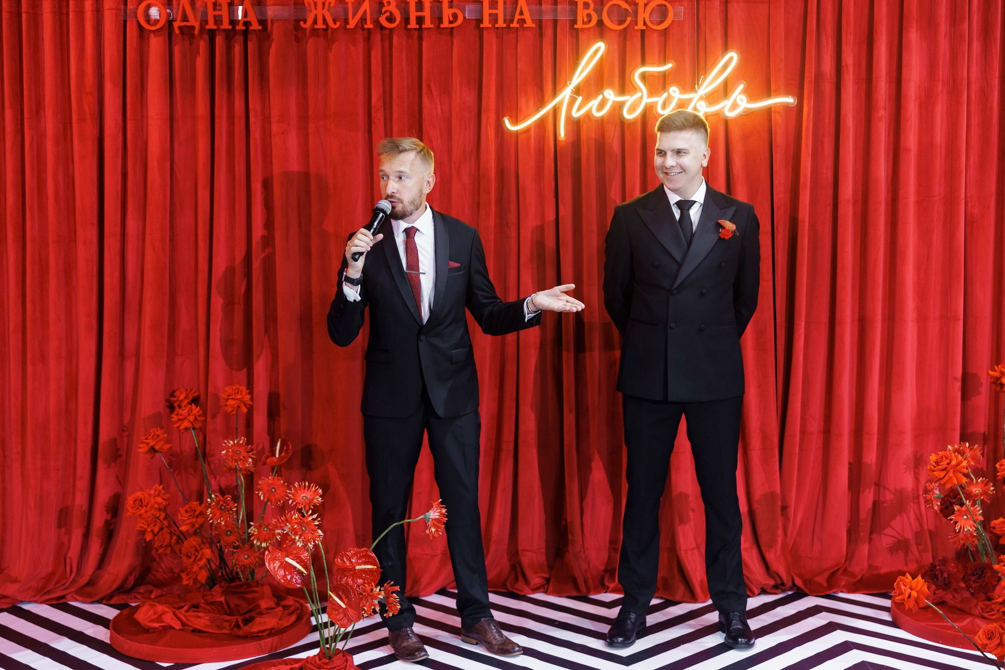 Свадебная фотосессия в красных тонах. Свадебный фотограф в Нижнем Новгороде и Москве Сергей Воробьев