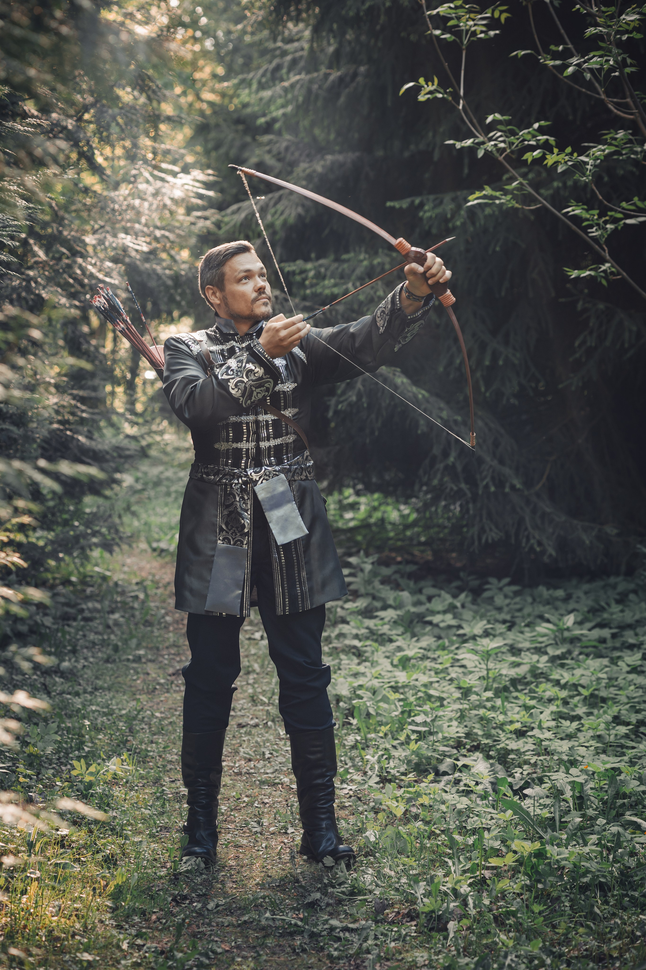 Мужчина и&nbsp;женщина, портрет, русский народный костюм, сказочная фотосессия, косплей, арт, фотосессия на природе, фотограф,  Москва