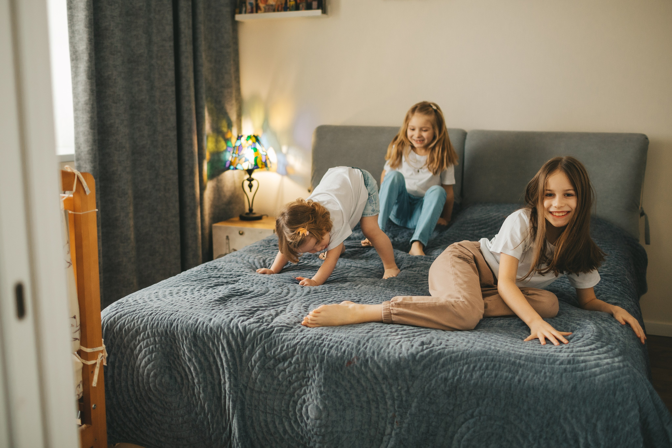 Семья Пети и Алёны (домашняя фотосессия). Семейный и детский фотограф и видеограф в Москве, Дрокина Наталья