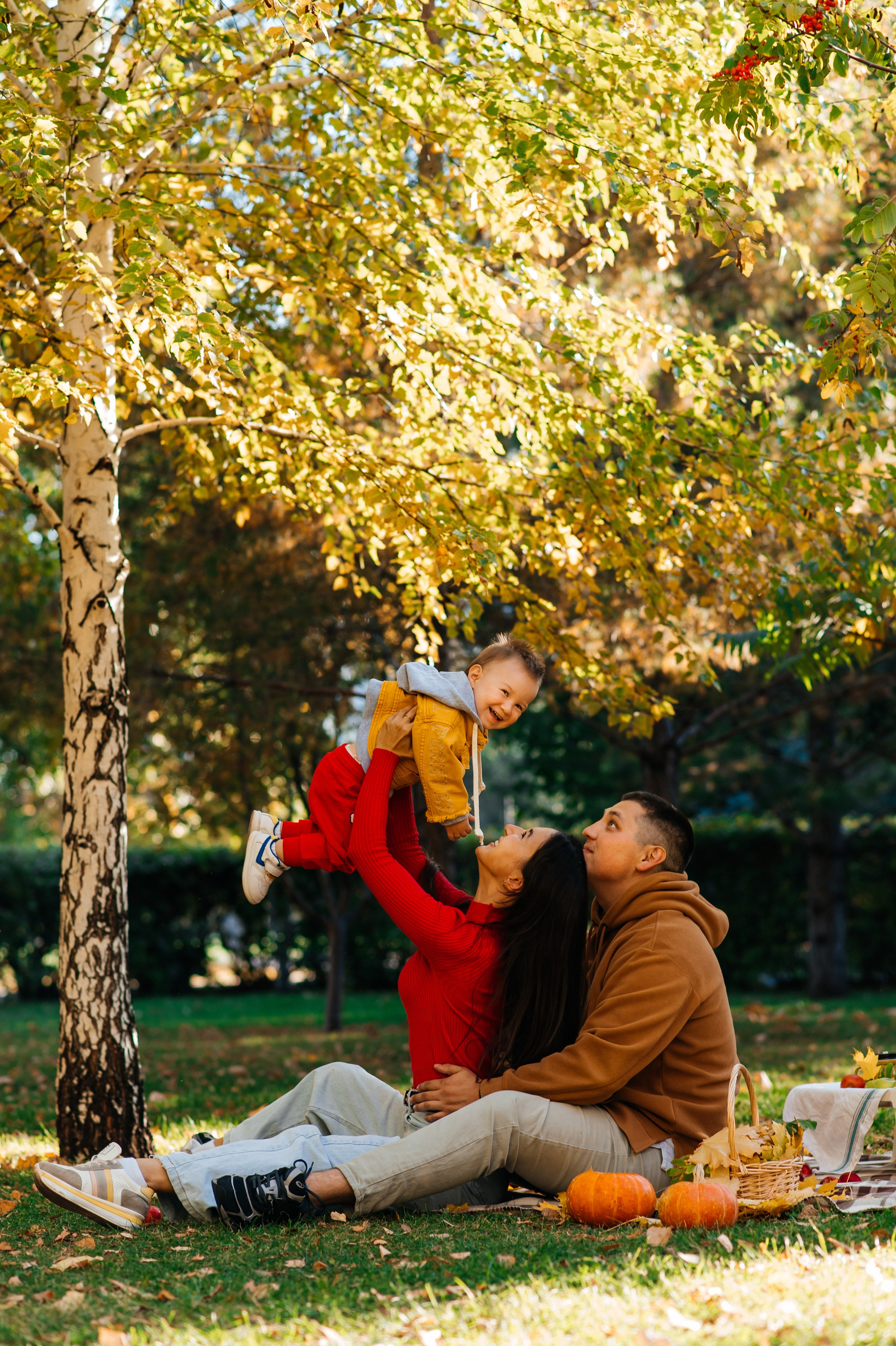 Осенью в парке. Семейный фотограф в Оренбурге Анна Рожкова