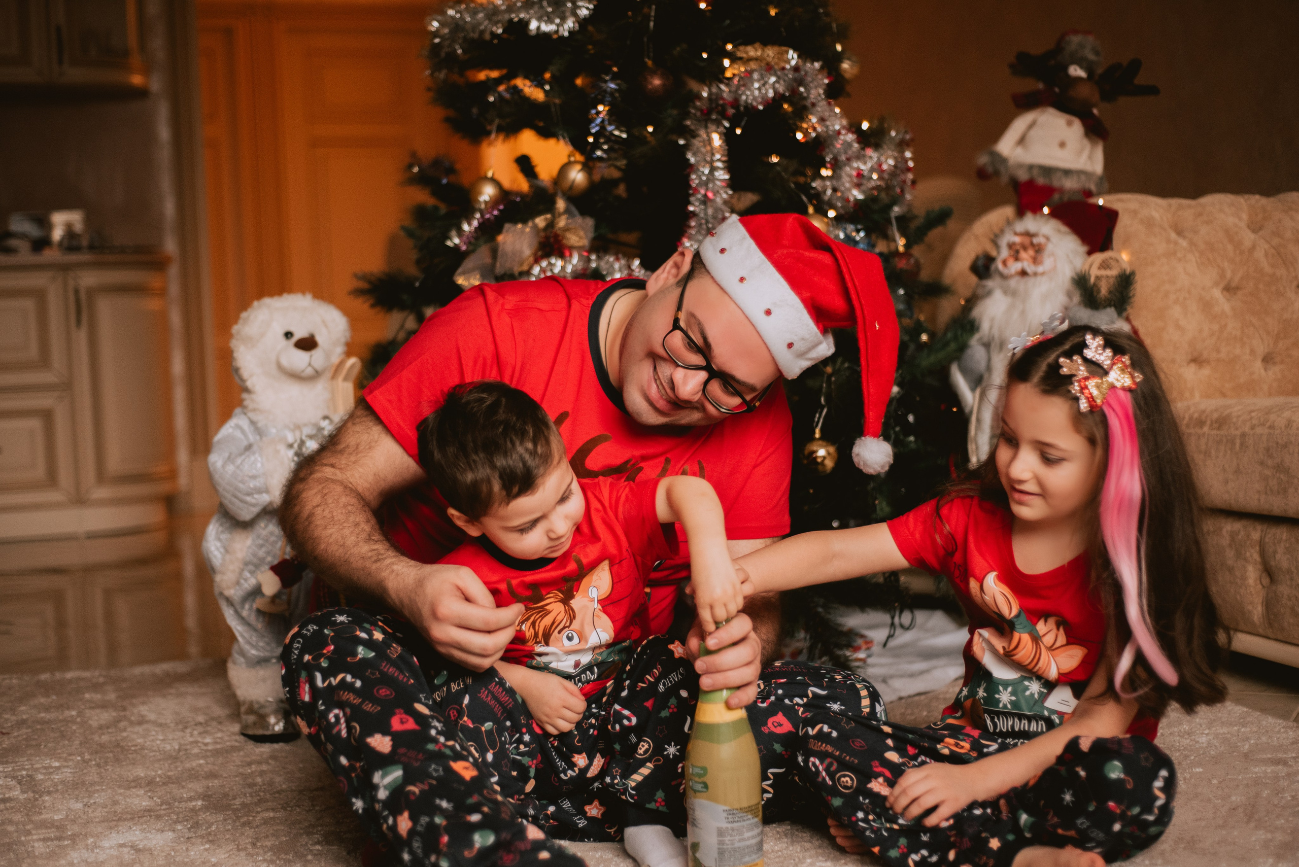 Новый год ДОМА. Семейный и женский фотограф Лоо Краснодар Сочи Энем Татьяна Трибурт