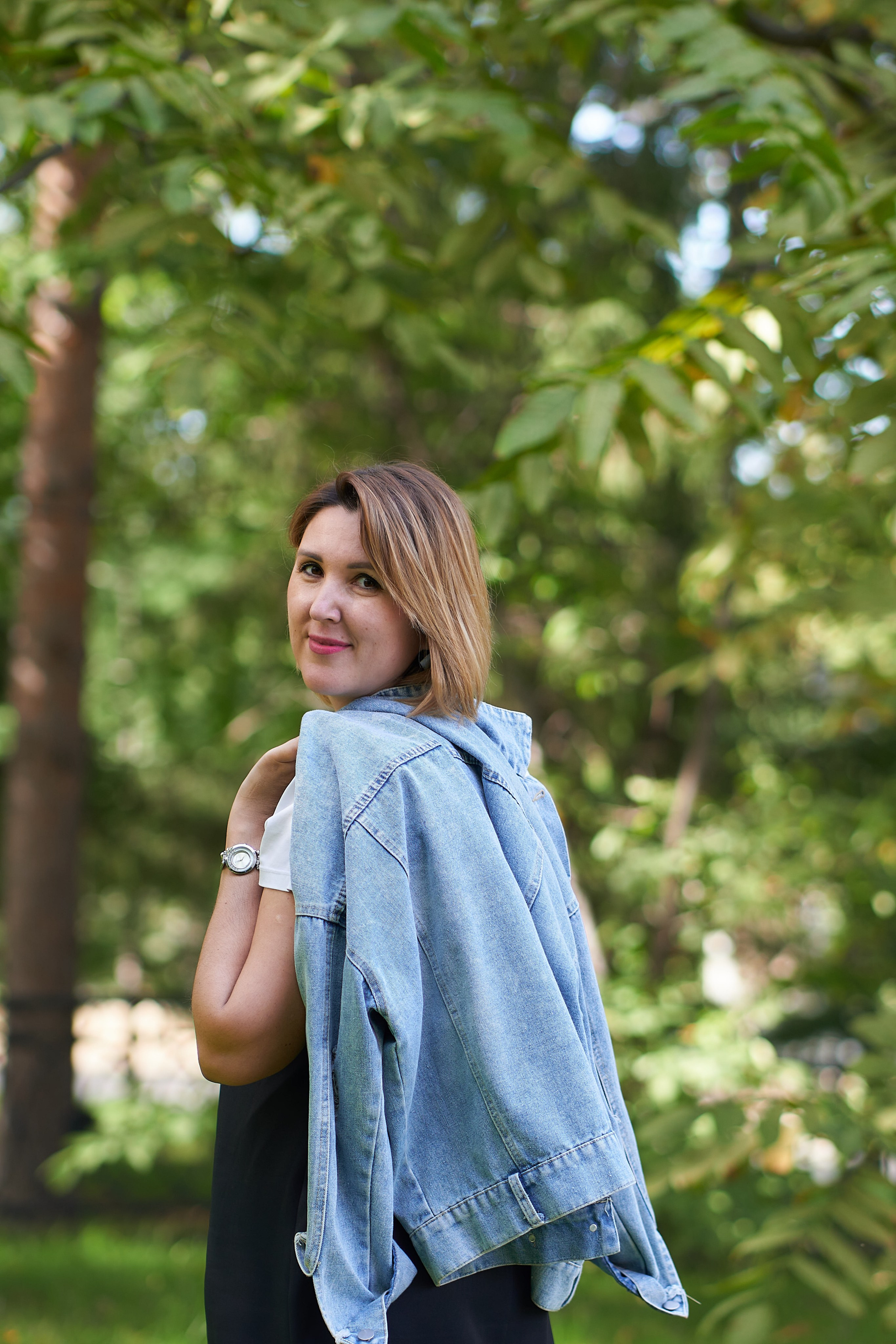 Прогулка с семьёй. Анна Катасонова