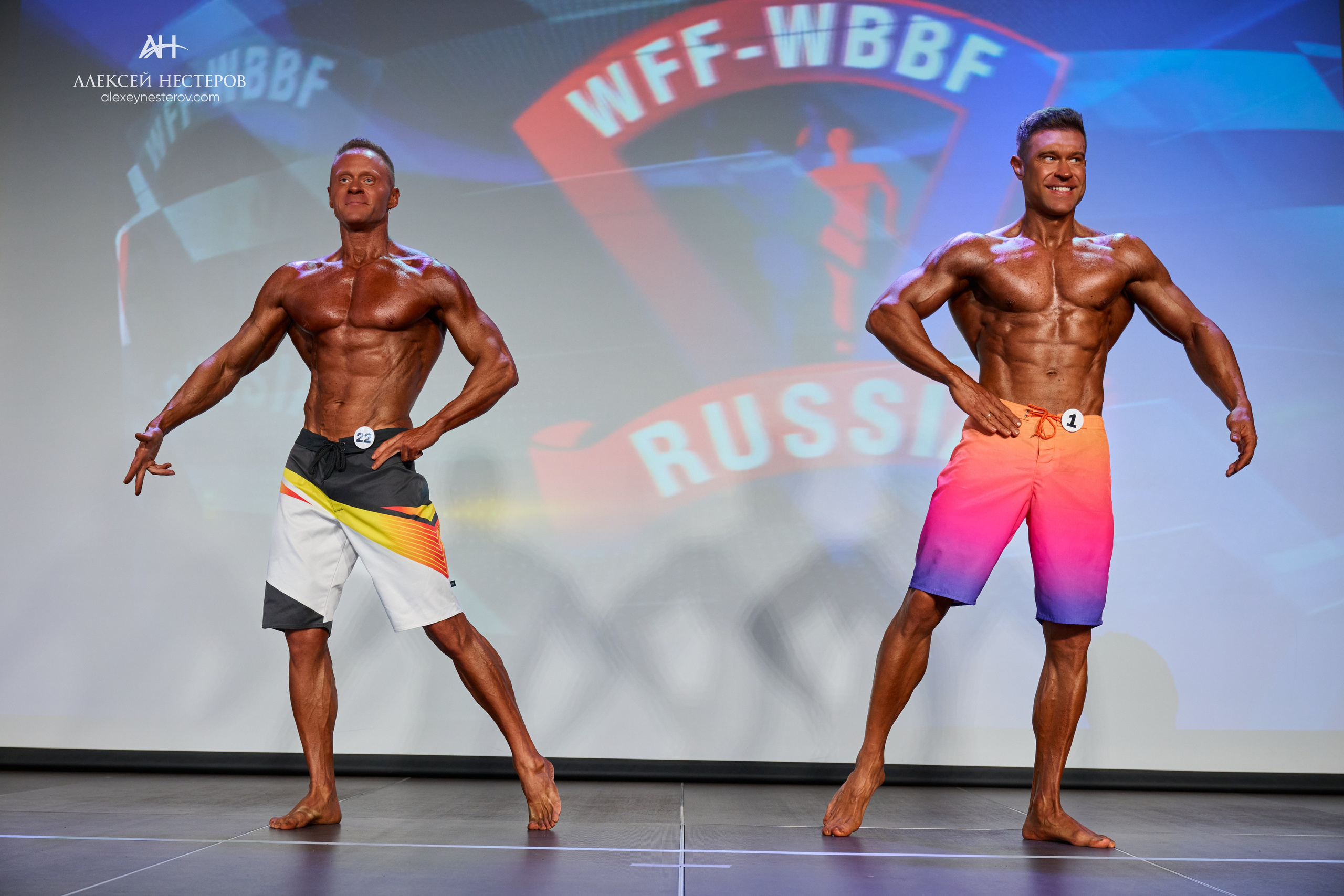 Фото с турнира «Прометей 2, WFF-WBBF Russia» 26 октября 2025. Спортивный фитнес фотограф Алексей Нестеров