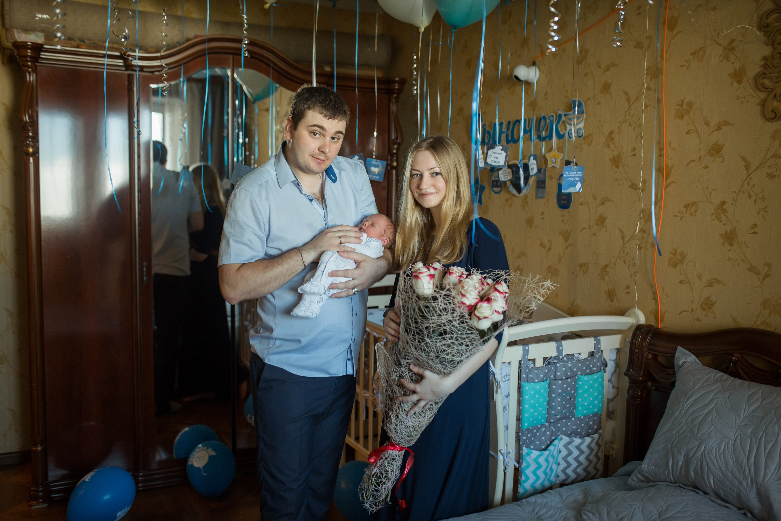 Выписка Владислава. Фотограф на Крещение, семейный фотограф в Москве