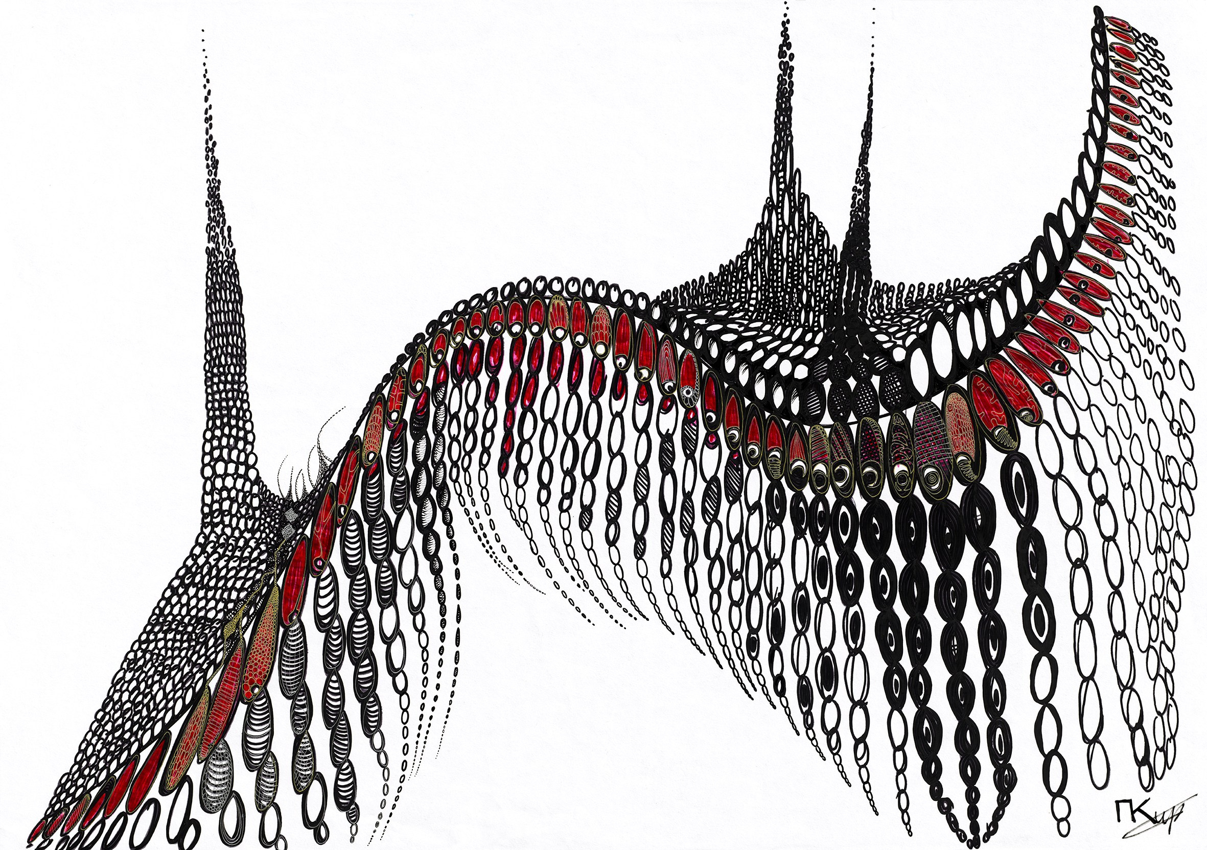 Formentor, mixed media, paper, 84,1x59,4 (2022) 