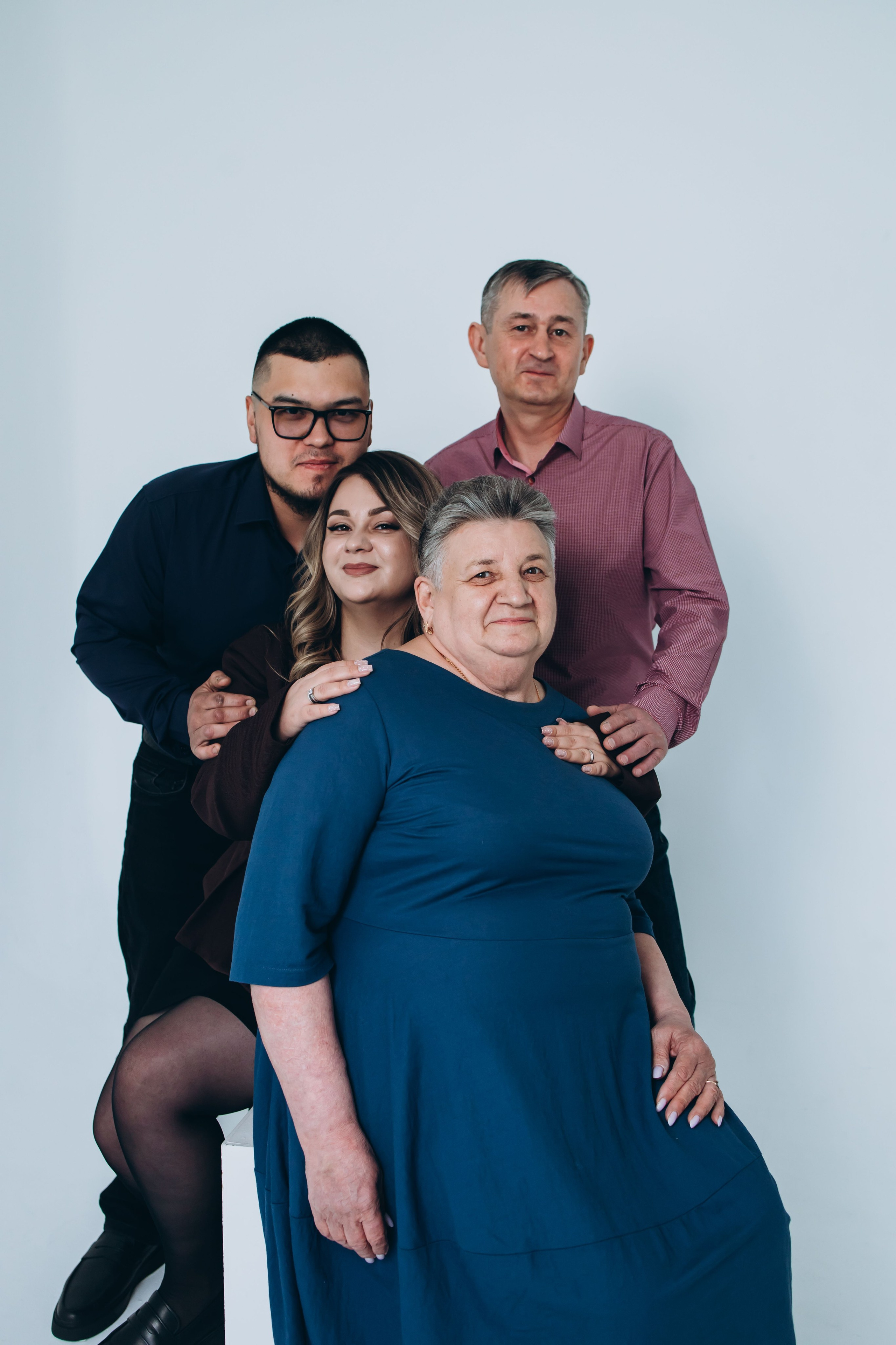 Бабушка и все самые родные рядом. Семейный фотограф Нижневартовск Тюмень Ефимова Ирина