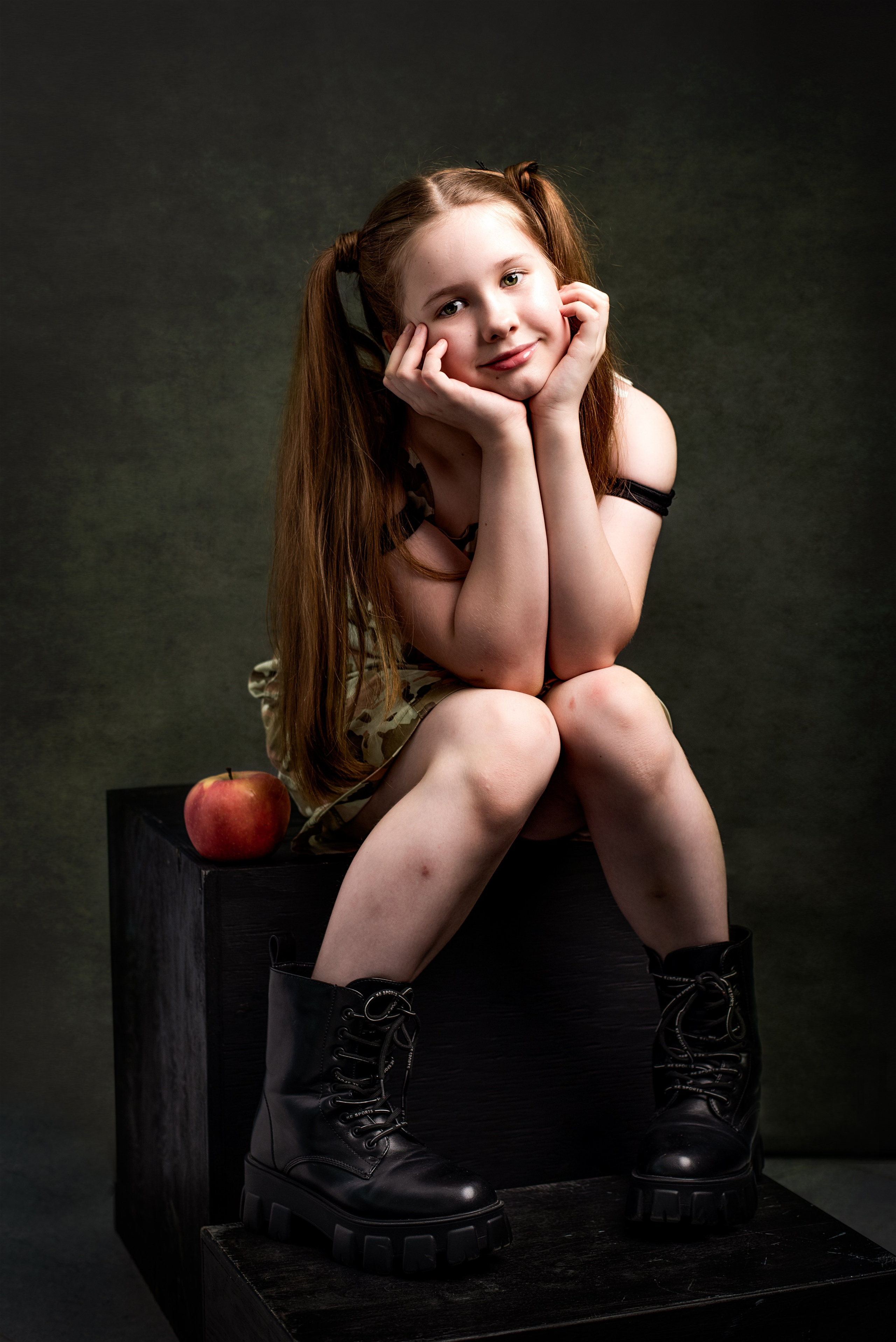 Яблочные дети. School Photographer In Astana Tabakova Natalya