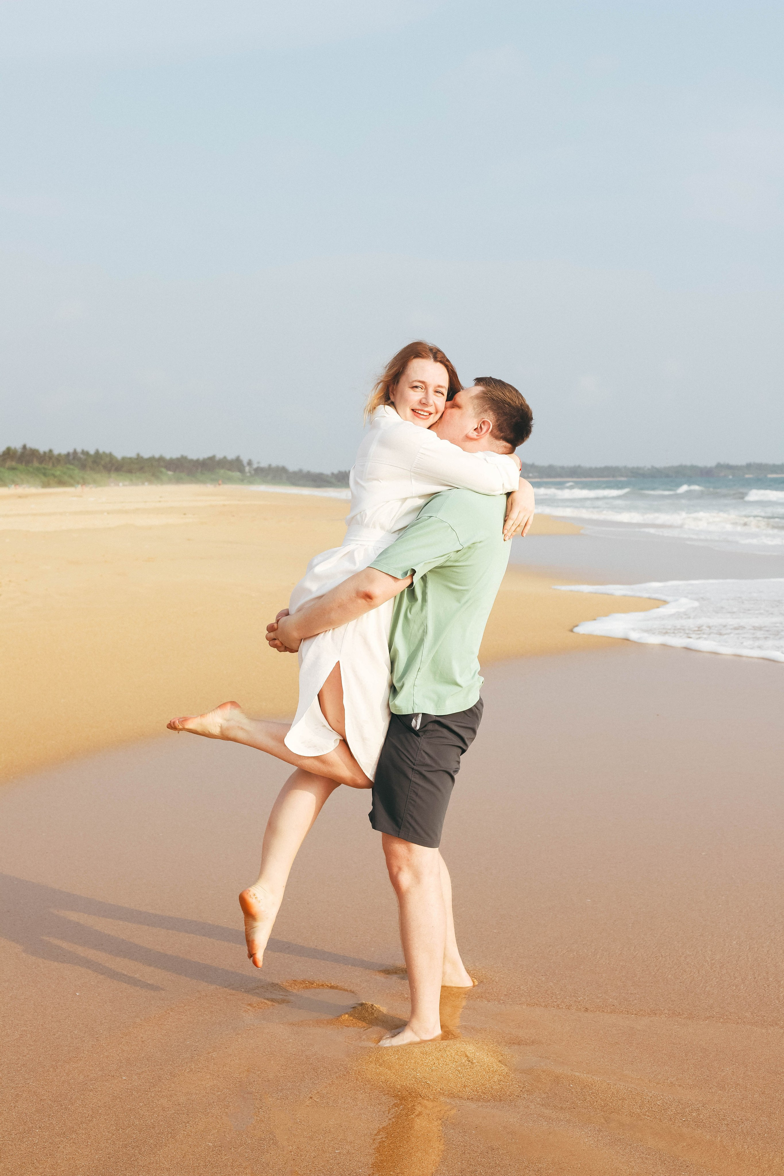 Ахангама пляж. Фотограф на Шри-Ланке