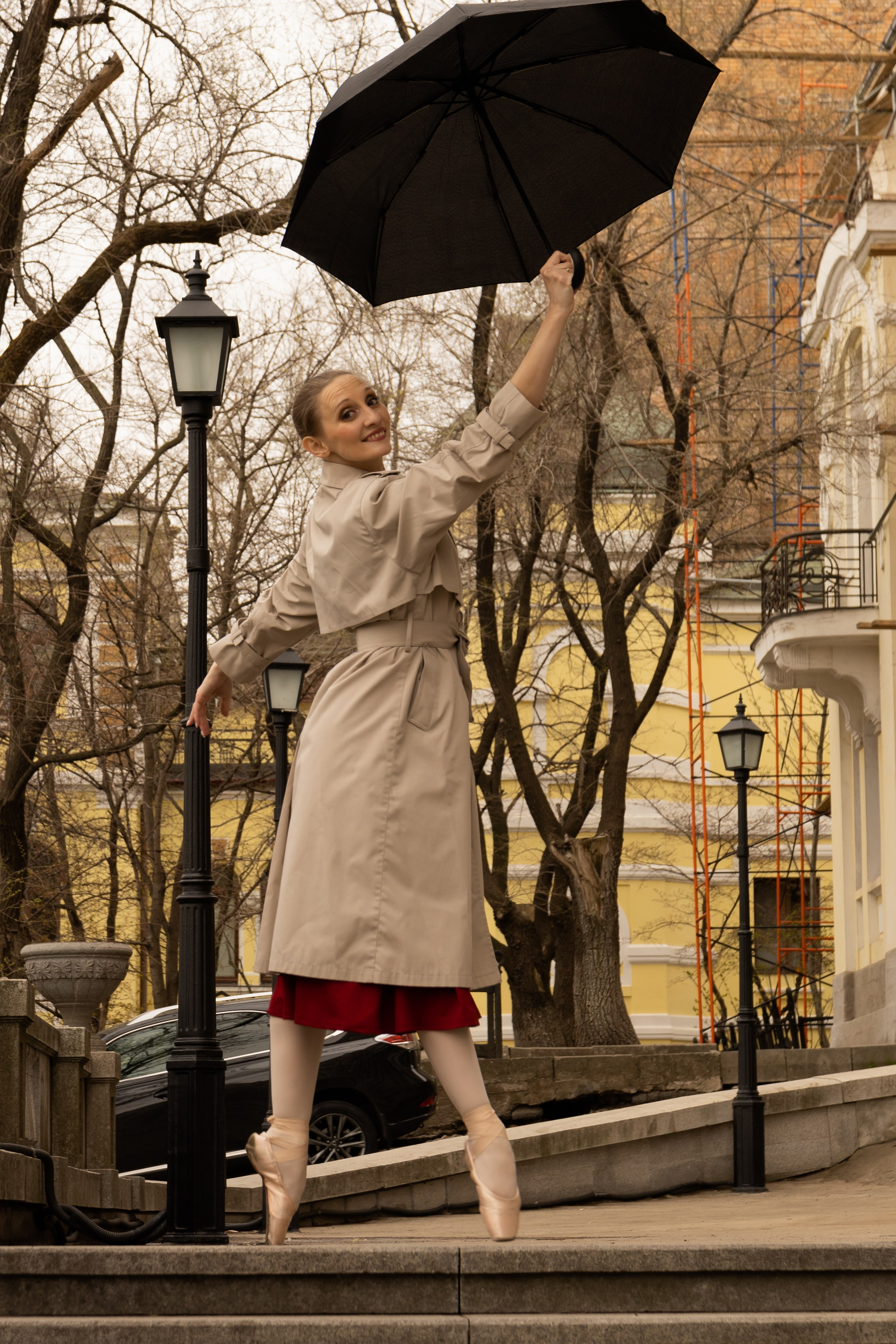 Балерина в городе. Фотограф Владивосток