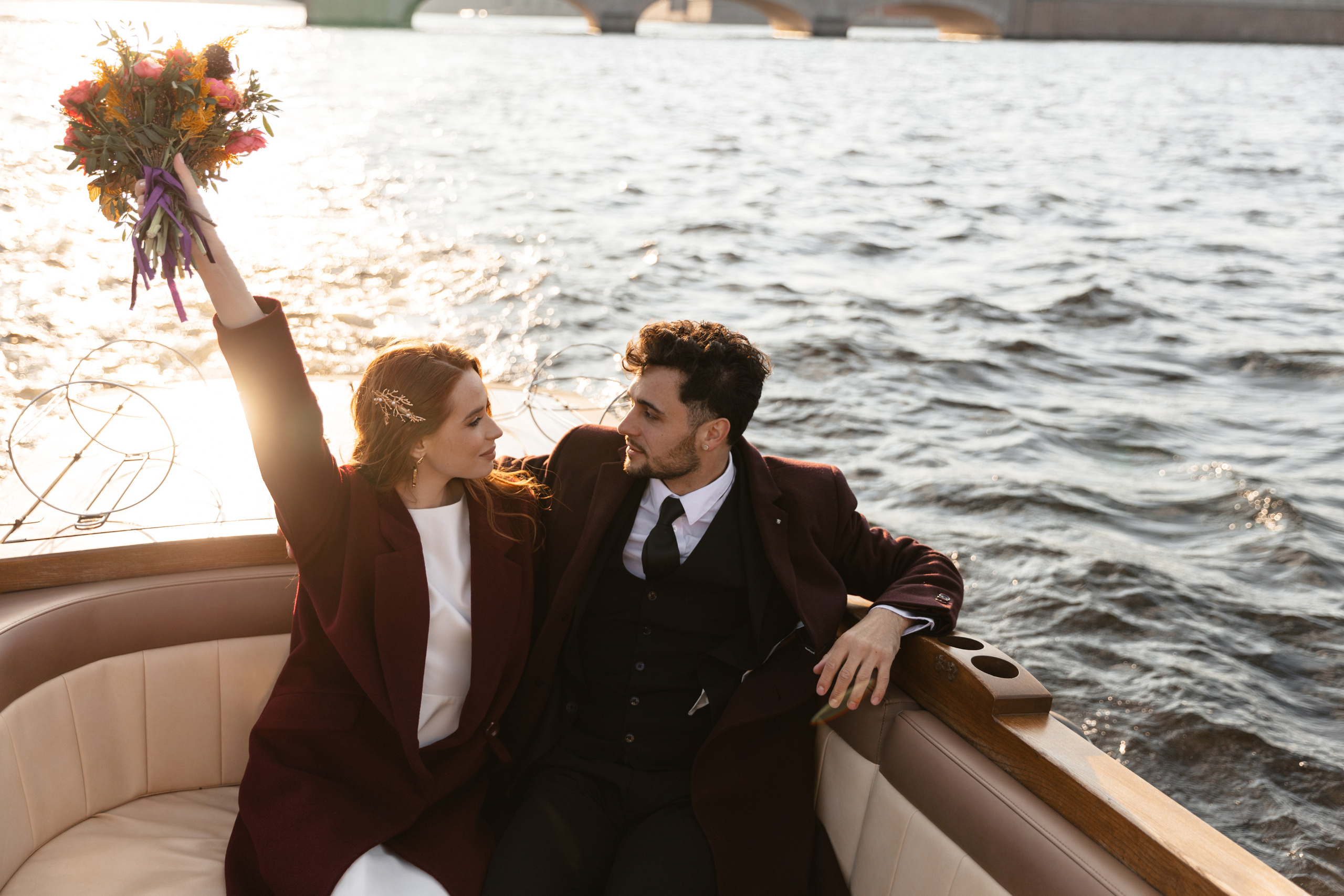 Прогулка на лодке. Wedding photographer Valeriy Solonskiy