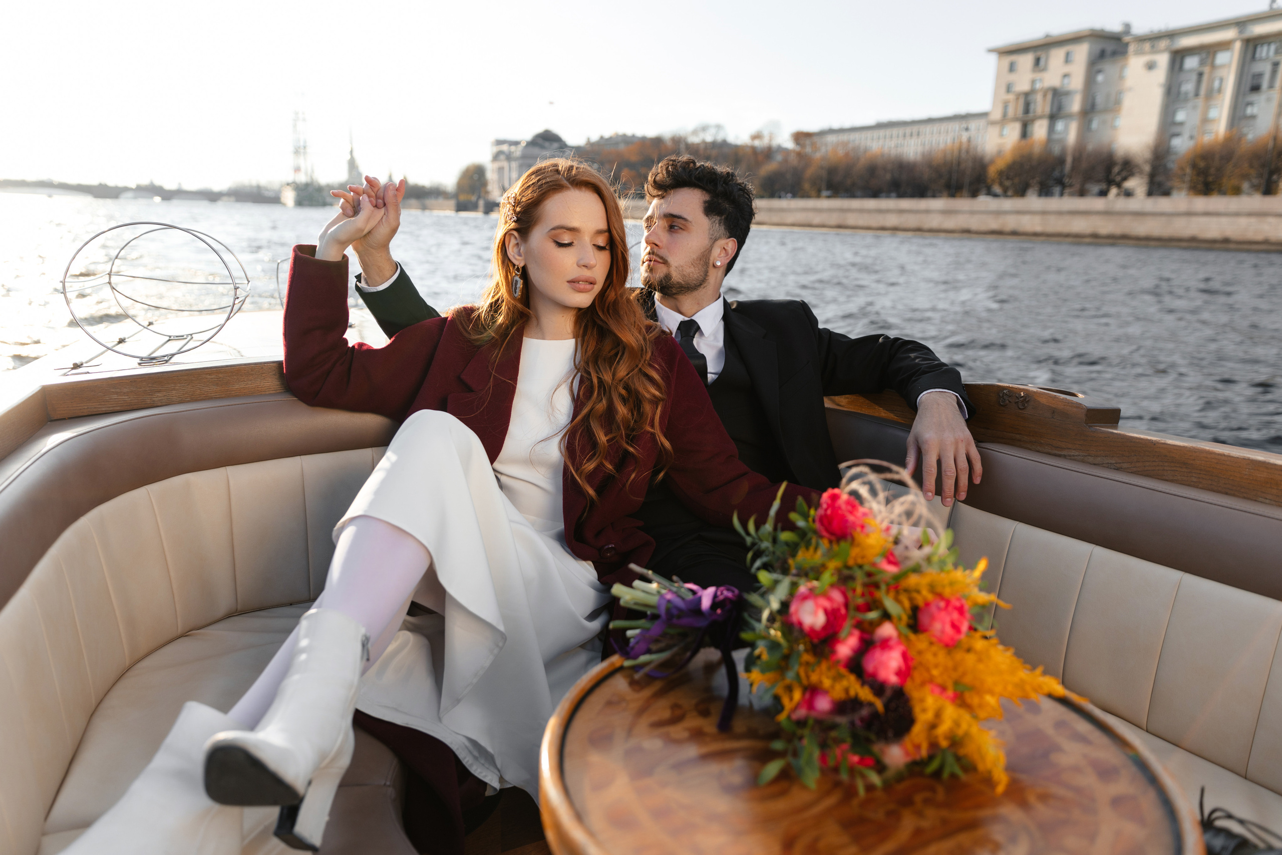 Прогулка на лодке. Wedding photographer Valeriy Solonskiy