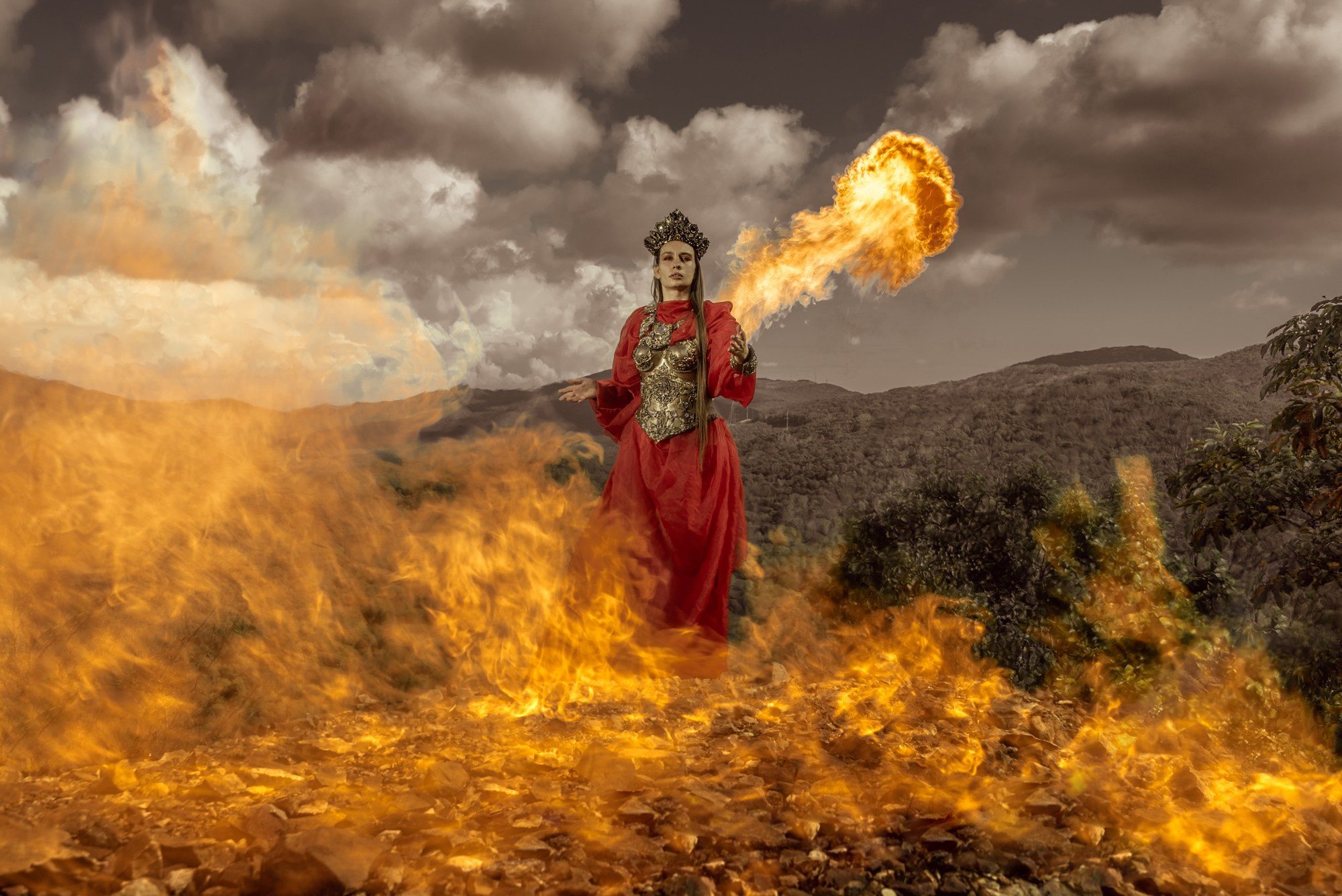 Фотосессии с огнем. Ксения Далишнева — сказочный фотограф во Владивостоке