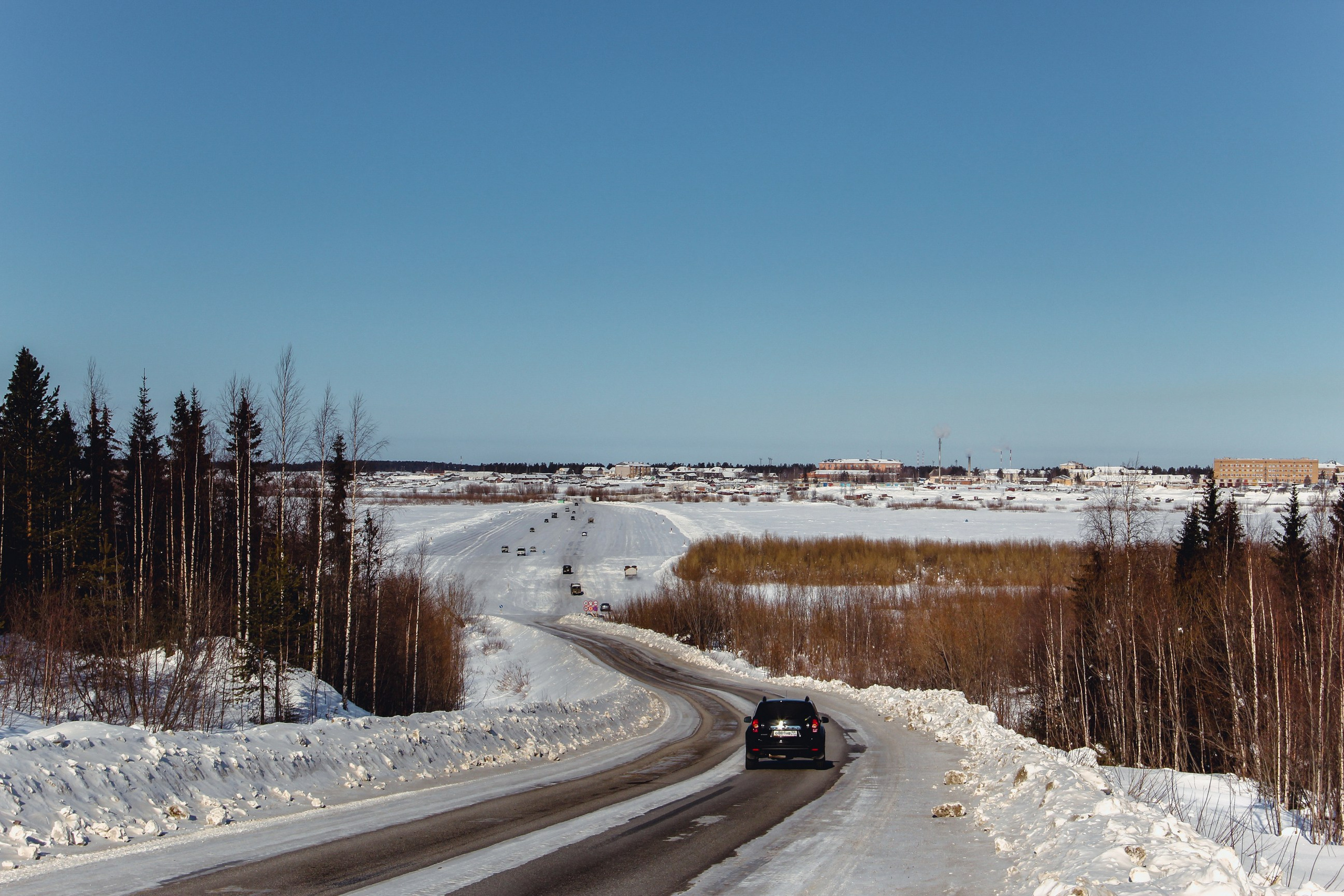 Переправа город Печора 