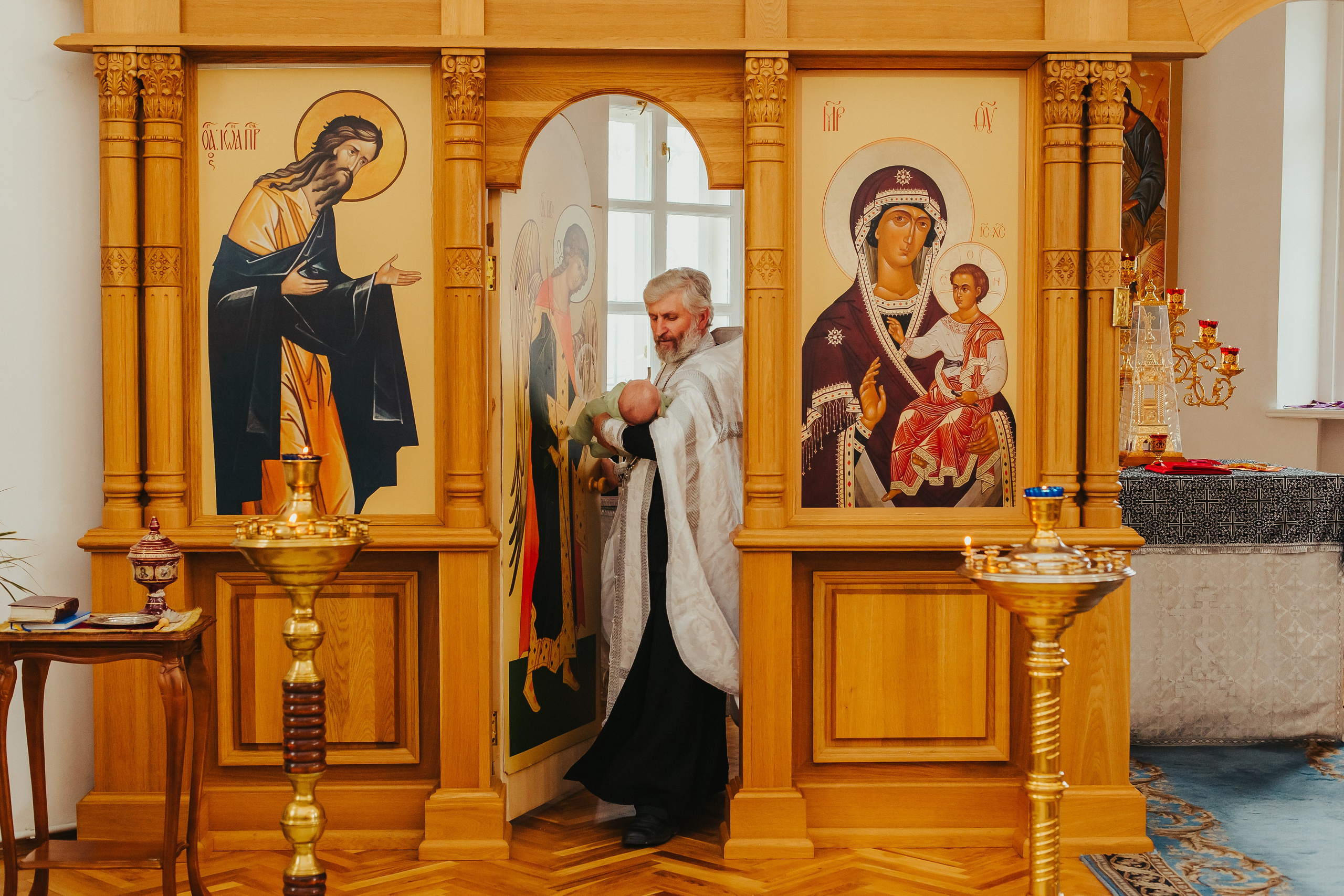 Фотосъемка крещения ребенка. Фотограф новорожденных и детский в Сергиевом Посаде Кругликова Юлия