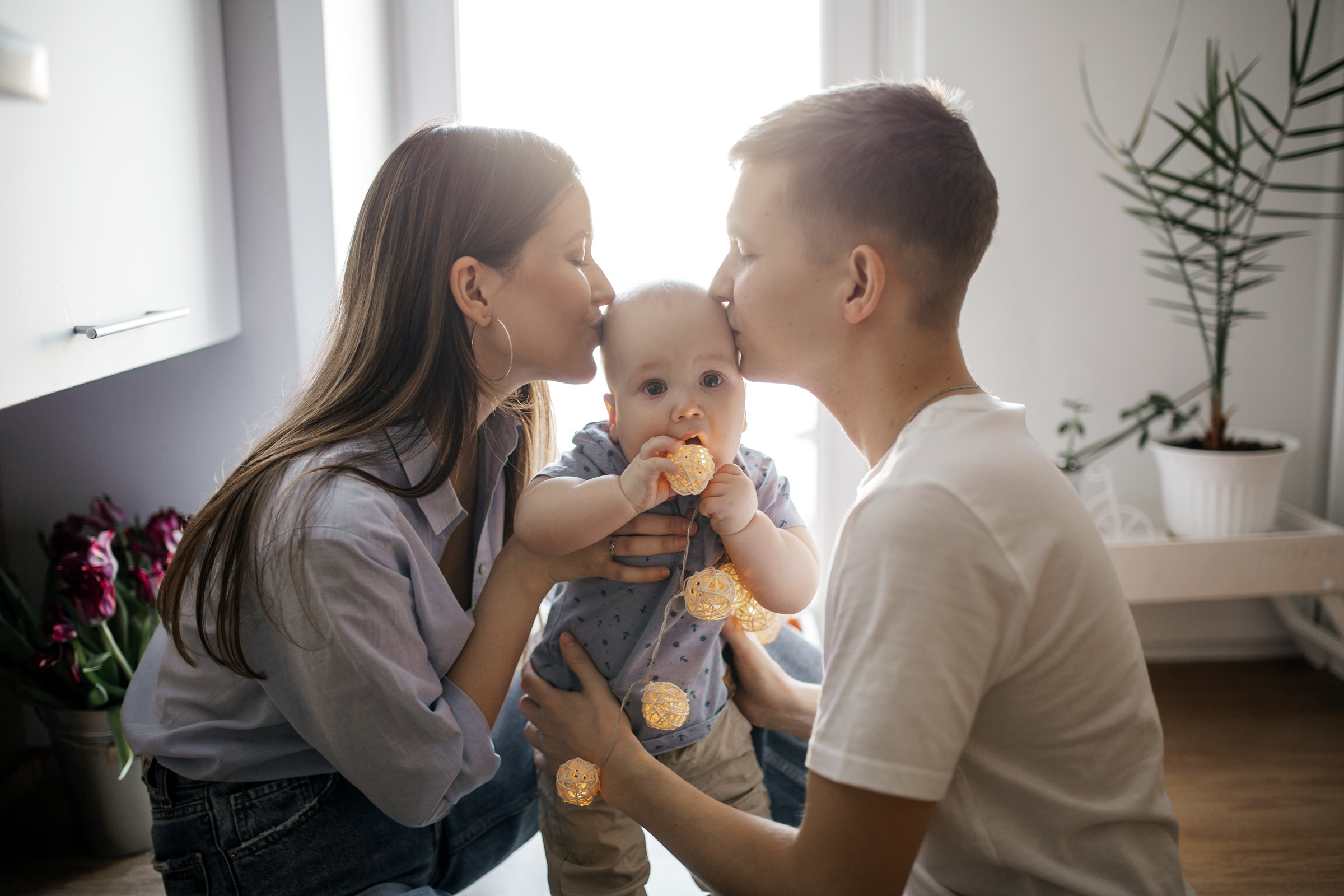 Семейная фотосессия дома в Екатеринбурге и Москве