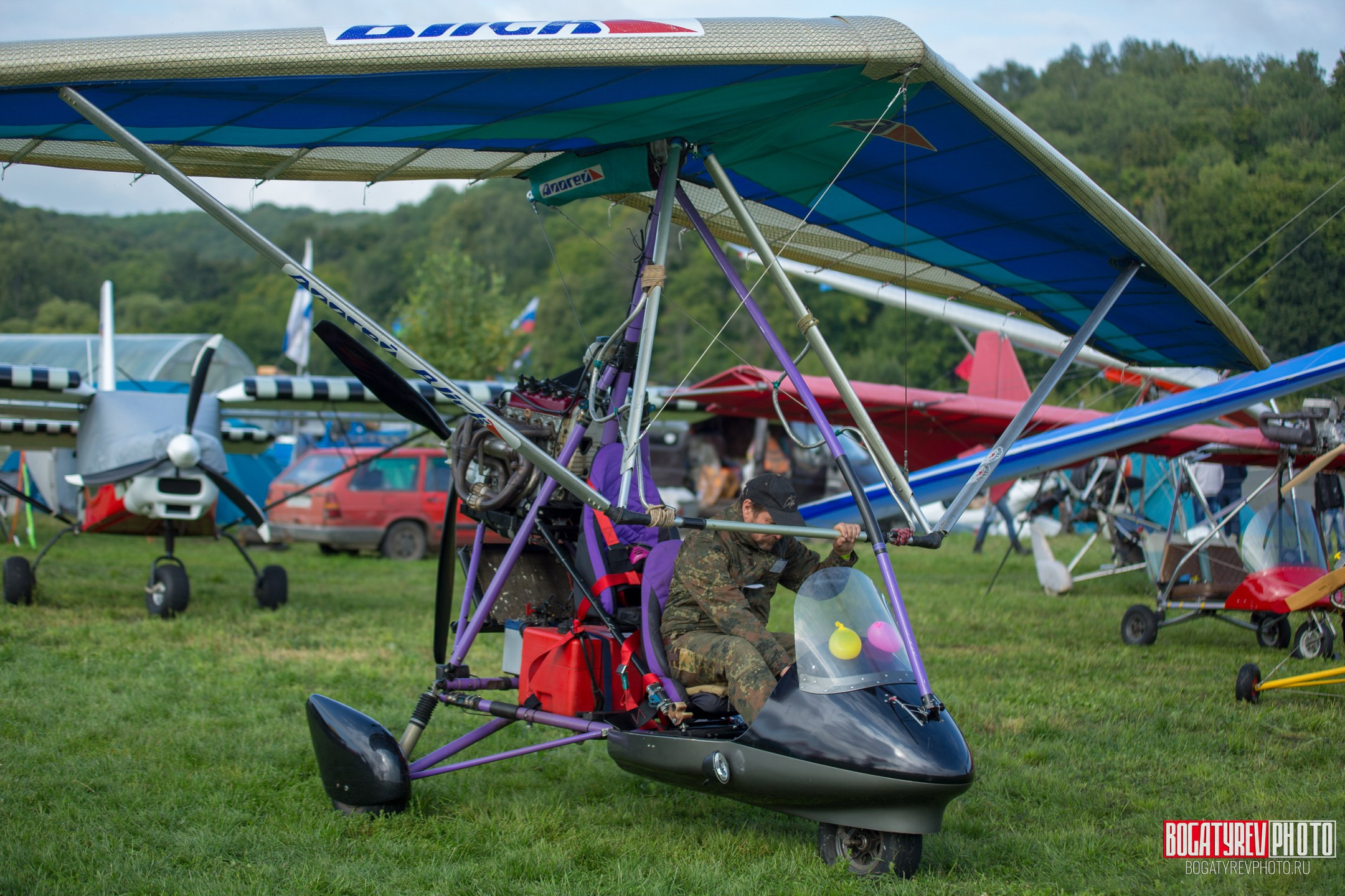VII международный слёт Содружества любителей одноместных дельталётов МикроДельтОSS-2019. Профессиональный фотограф в Мценске и Орловской области