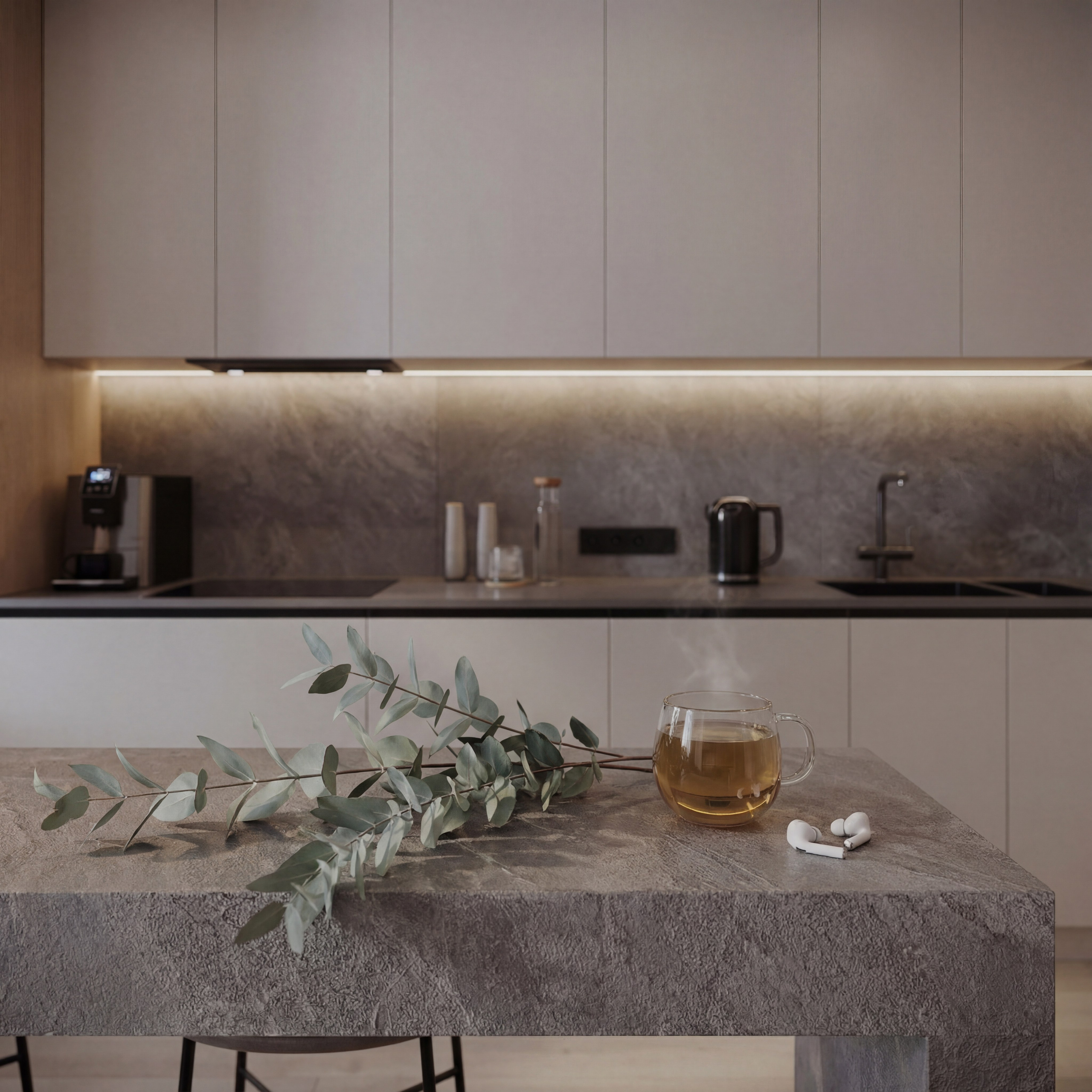 2-я Круговая, 67.3 кв.м. Дизайн интерьера, 3D-визуализация Владивосток