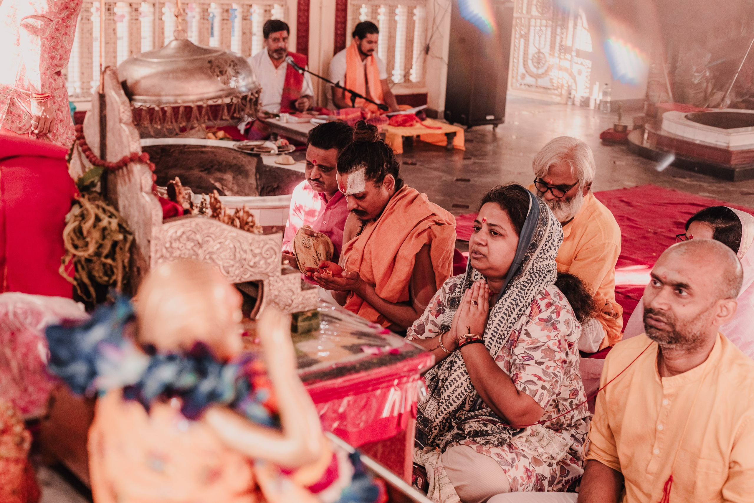 Lakshmi pooja in India. Mariam Bagdasaryan