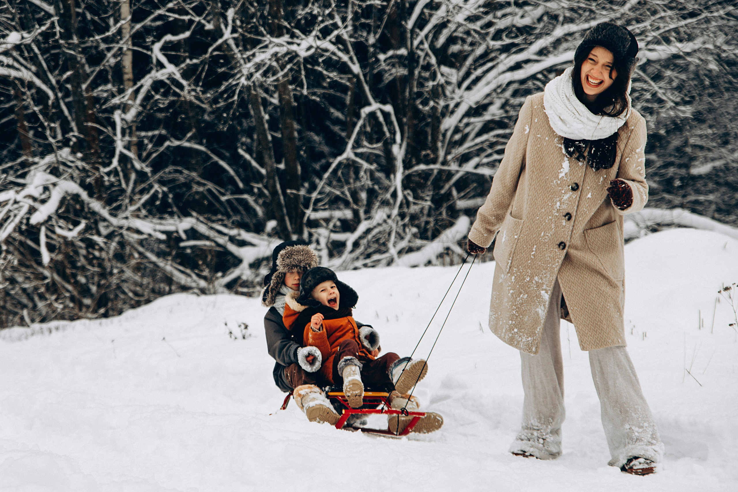 Зимние радости. Репортажный и детский фотограф в Минске