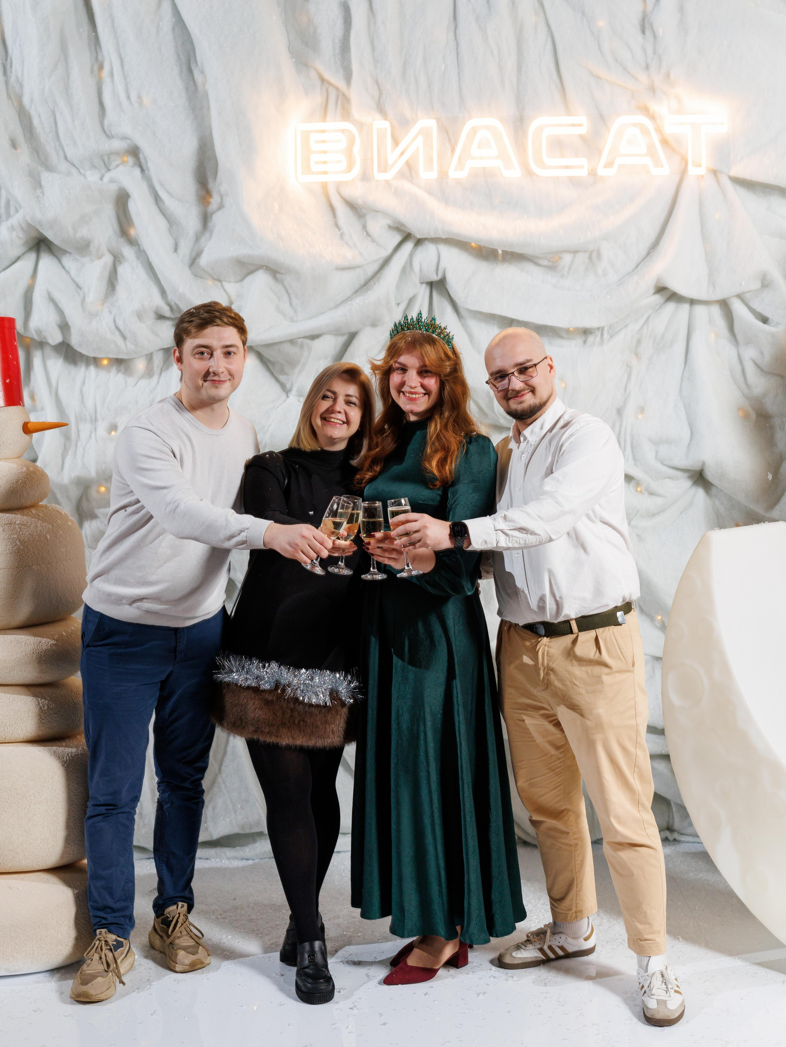 Новогодний корпоратив Виасат. Профессиональный репортажный фотограф