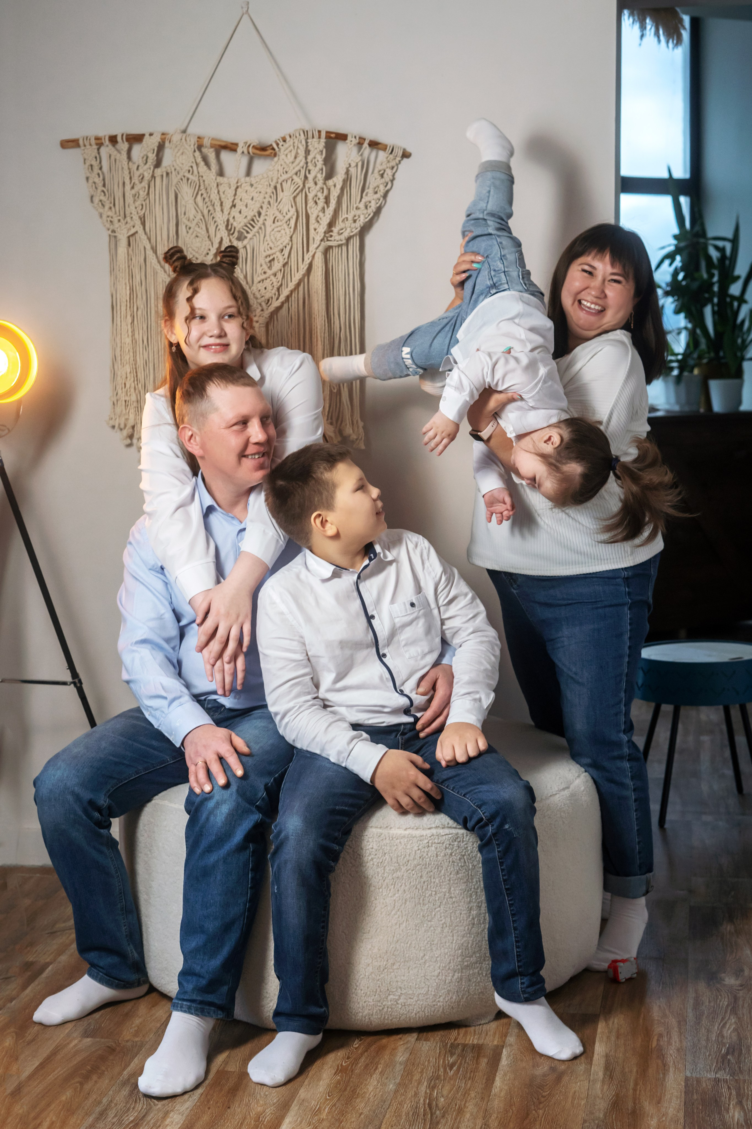 Съемка в студии. Мила Посвит Фотограф новорожденных в Тобольске