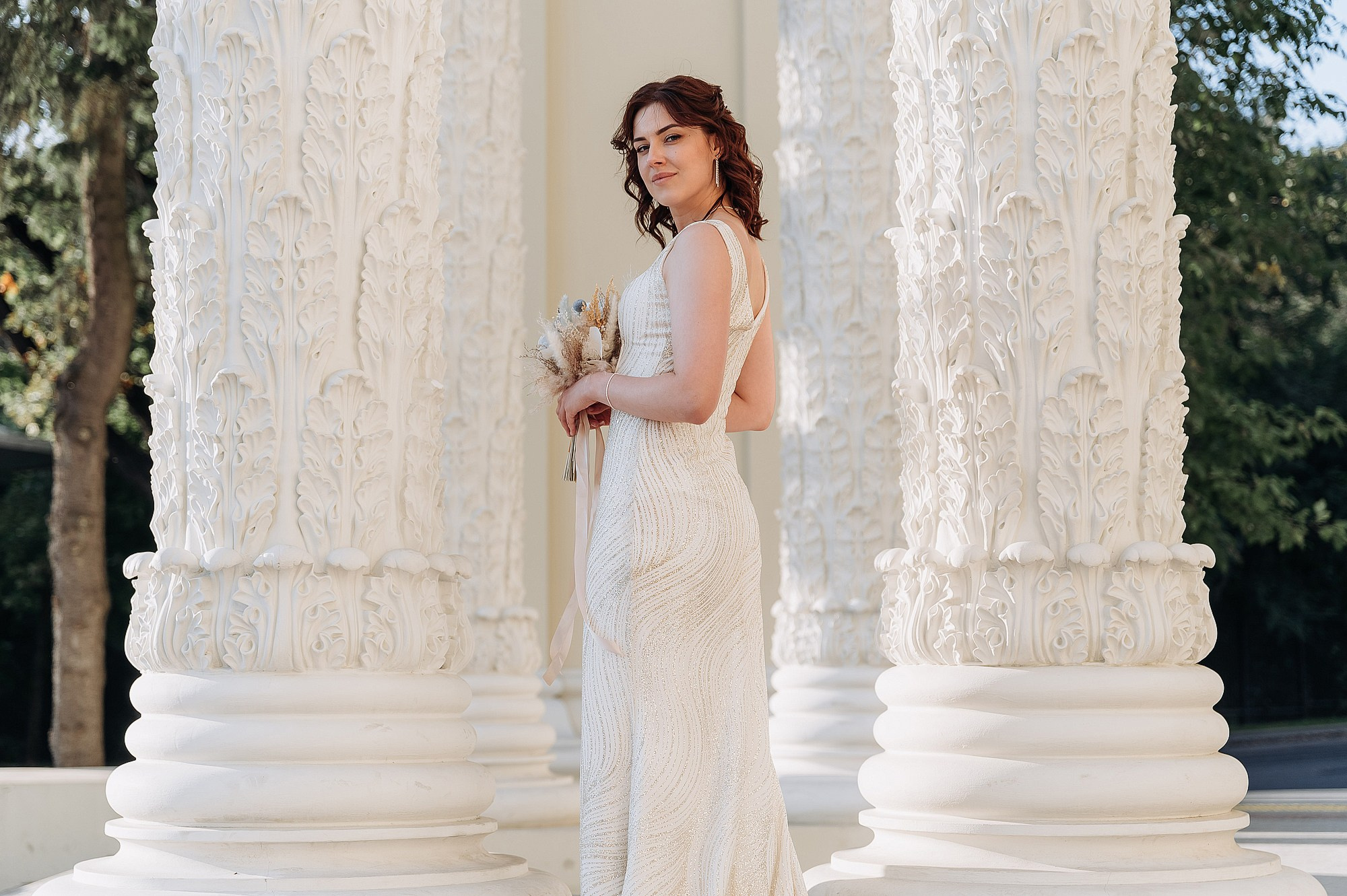 Денис и Екатерина ВДНХ. Свадебный фотограф в Дубне Алексей Фонарёв