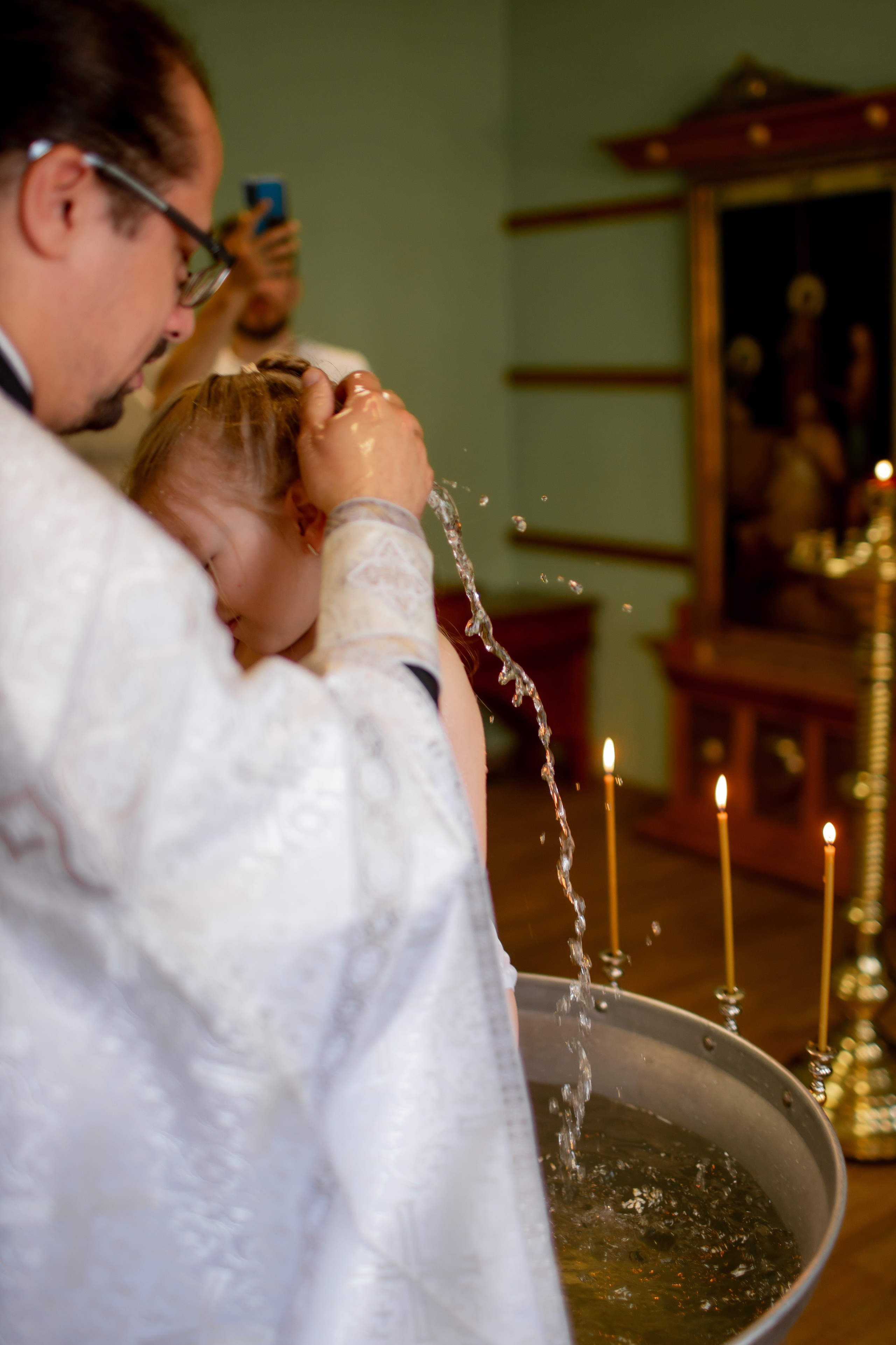 Таинство Крещения. Семейный фотограф в Москве