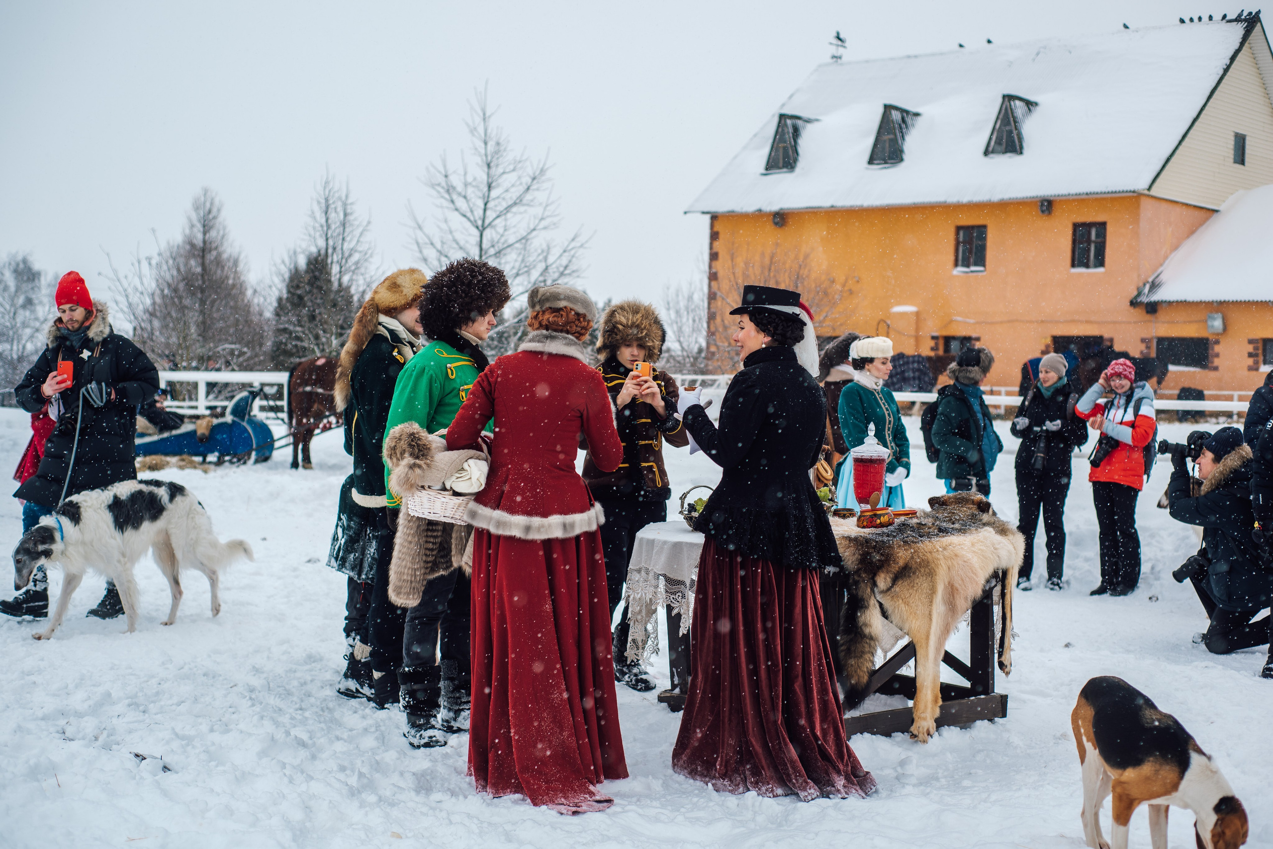 Зимняя парфорсная охота. Фотограф Диана Вальтер