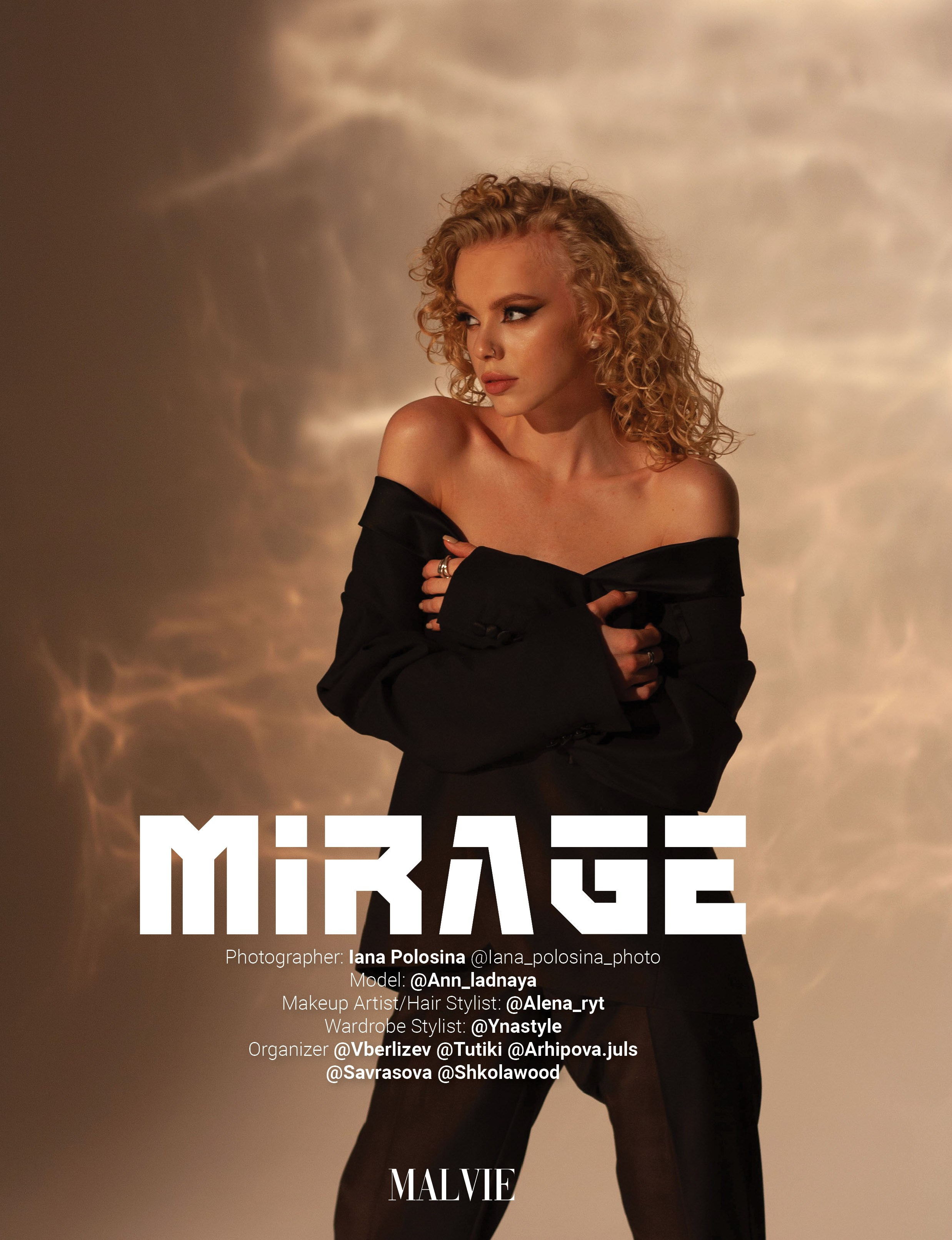 Mirage for MALVIE Fashion, Beauty&Art Magazine, Feb 2021. Фотограф в Москве Яна Полосина