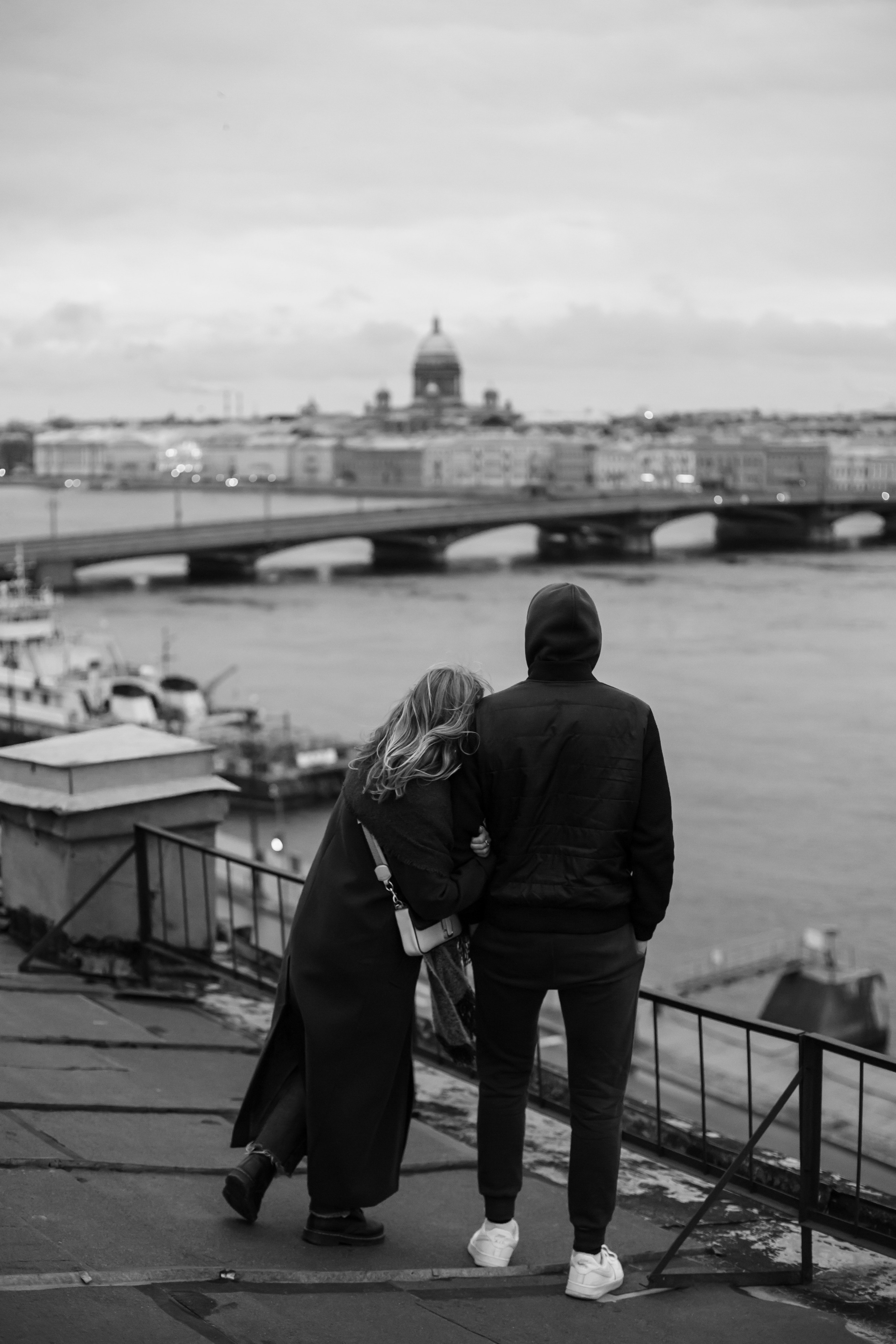 Лав стори на крыше. Свадебный и семейный фотограф в Москве Диана Левченко