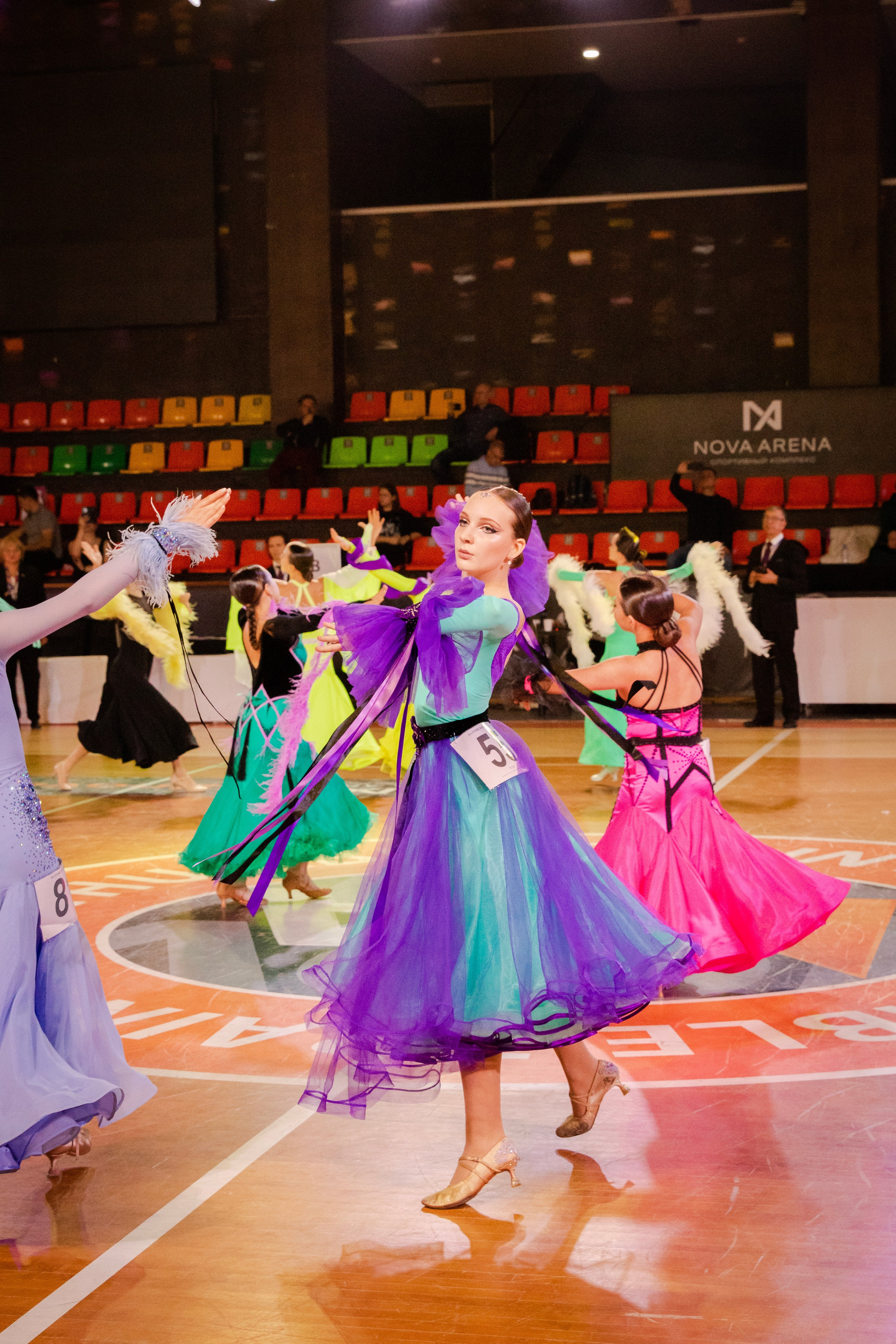 Бальные танцы, соревнования. Фотограф Анна Невская
