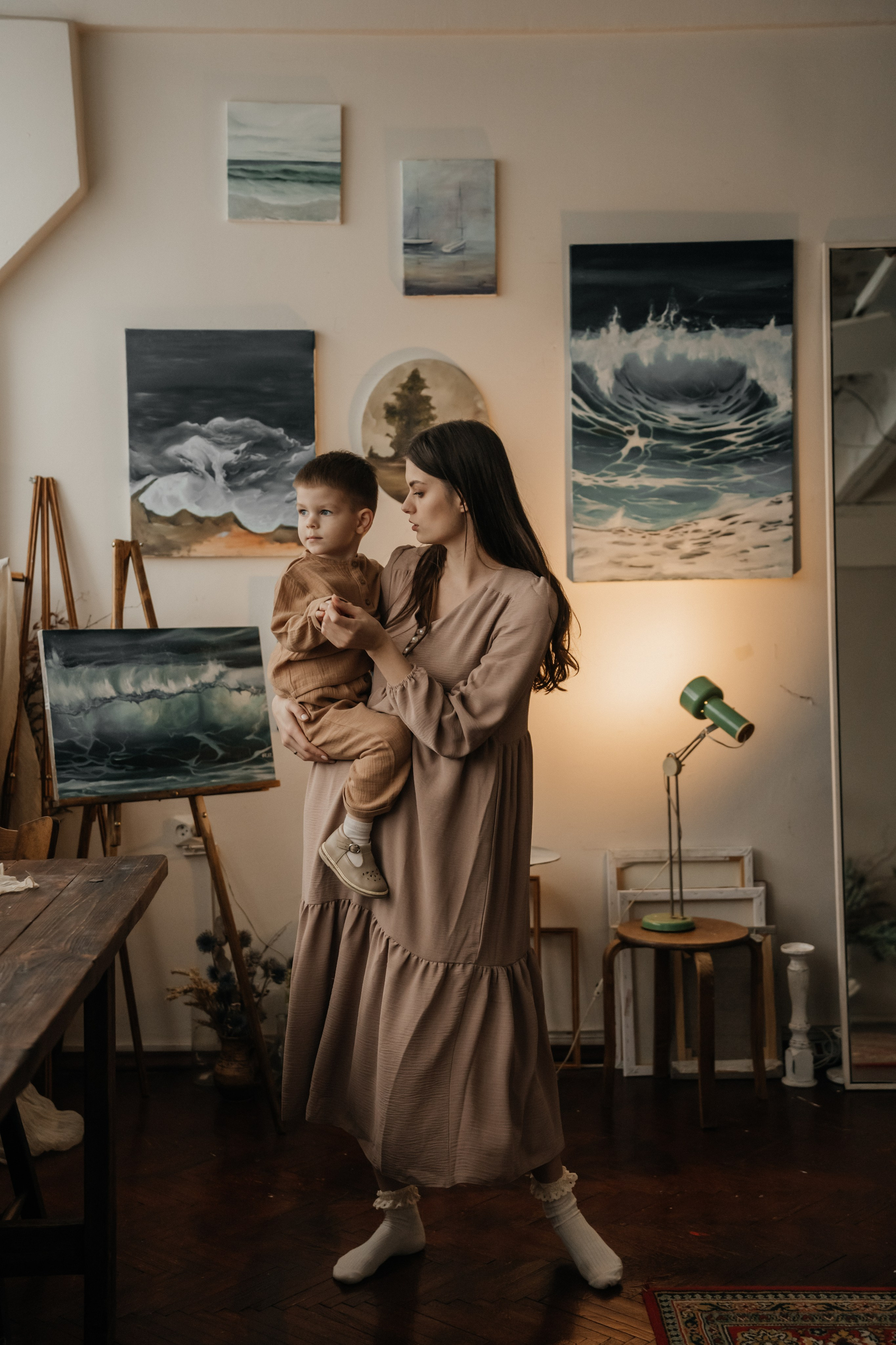 В мастерской. Ваш фотограф Вика Артемова