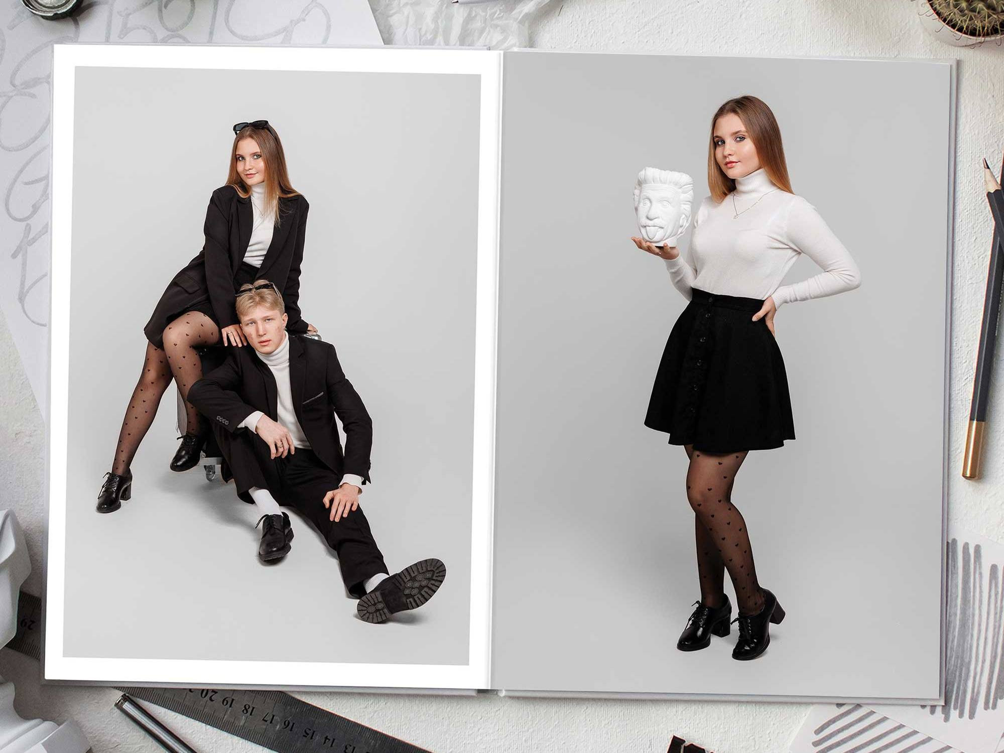 Фотокниги для старшеклассников. Фотограф Егор Бархатов