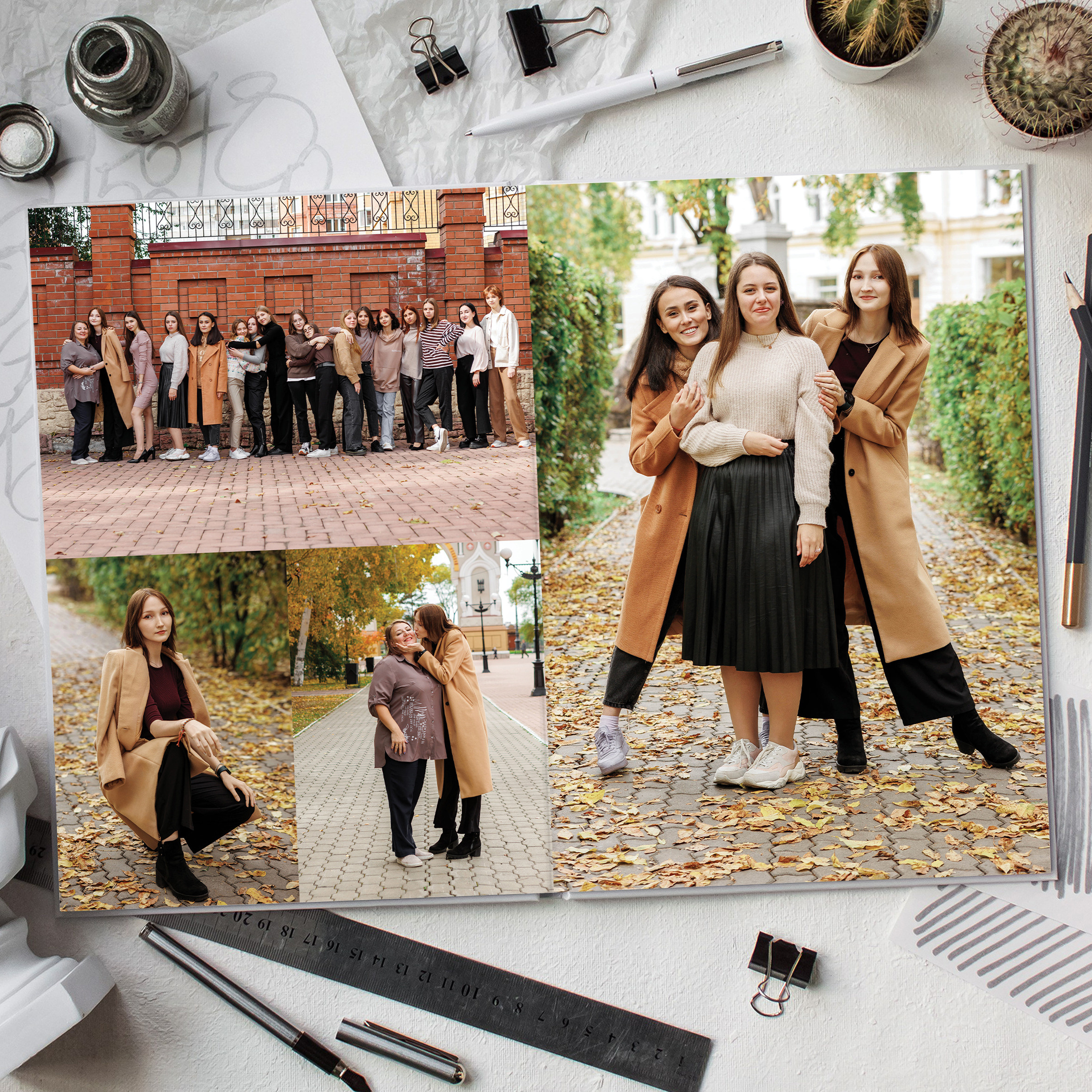 Фотокниги для старшеклассников. Фотограф Егор Бархатов