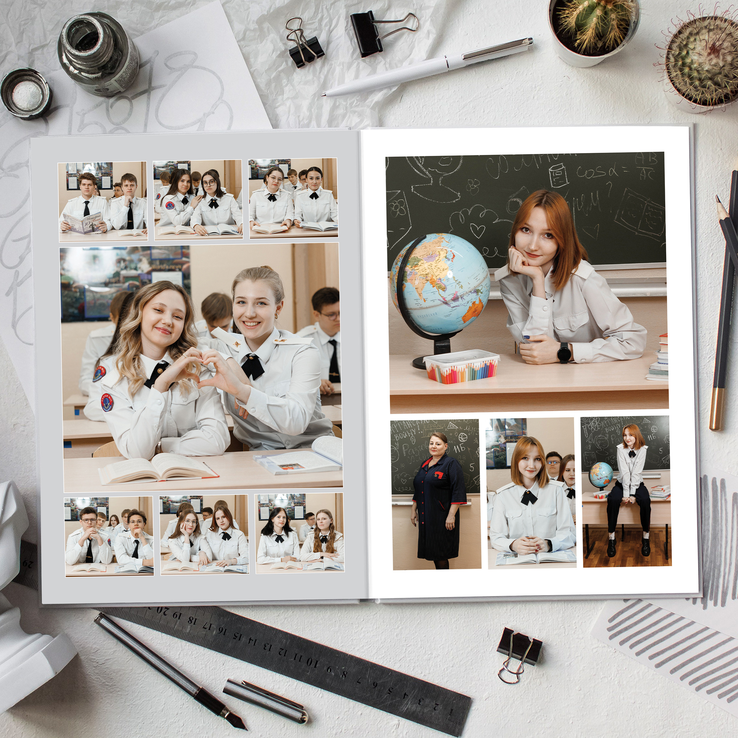 Фотокниги для старшеклассников. Фотограф Егор Бархатов