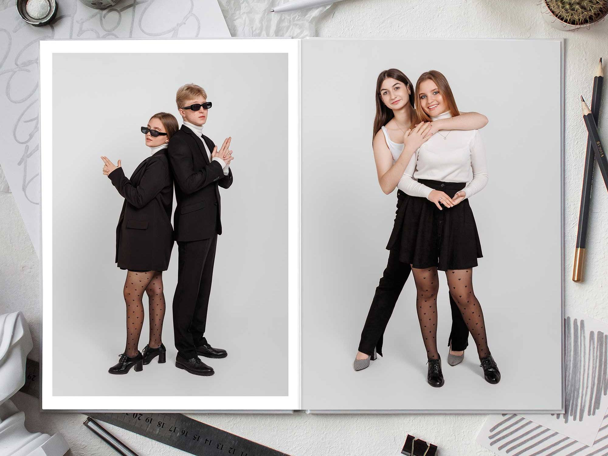 Фотокниги для старшеклассников. Фотограф Егор Бархатов