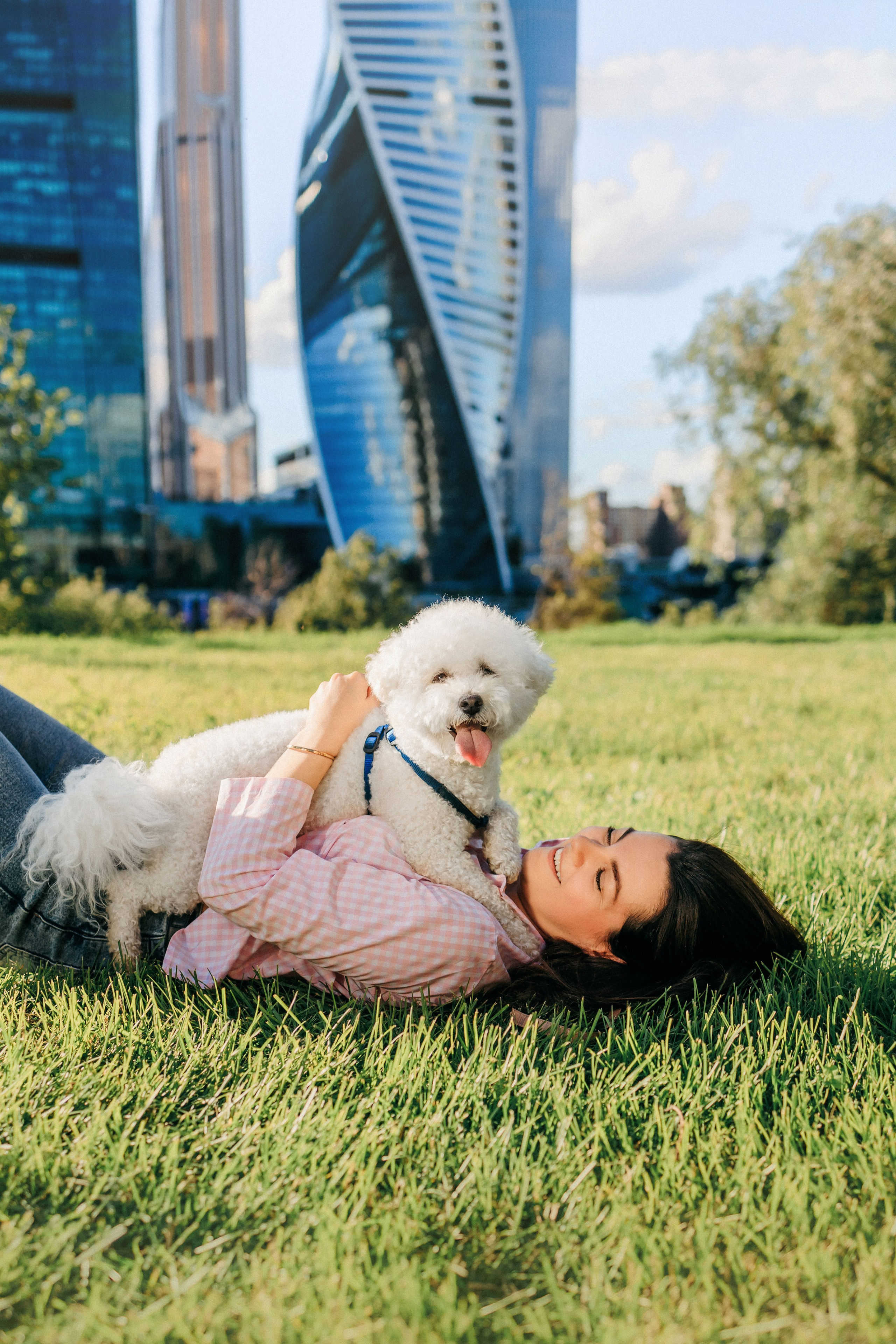 Марина, Данил и Бруно. Фотограф-анималист Елена Радченко, Москва