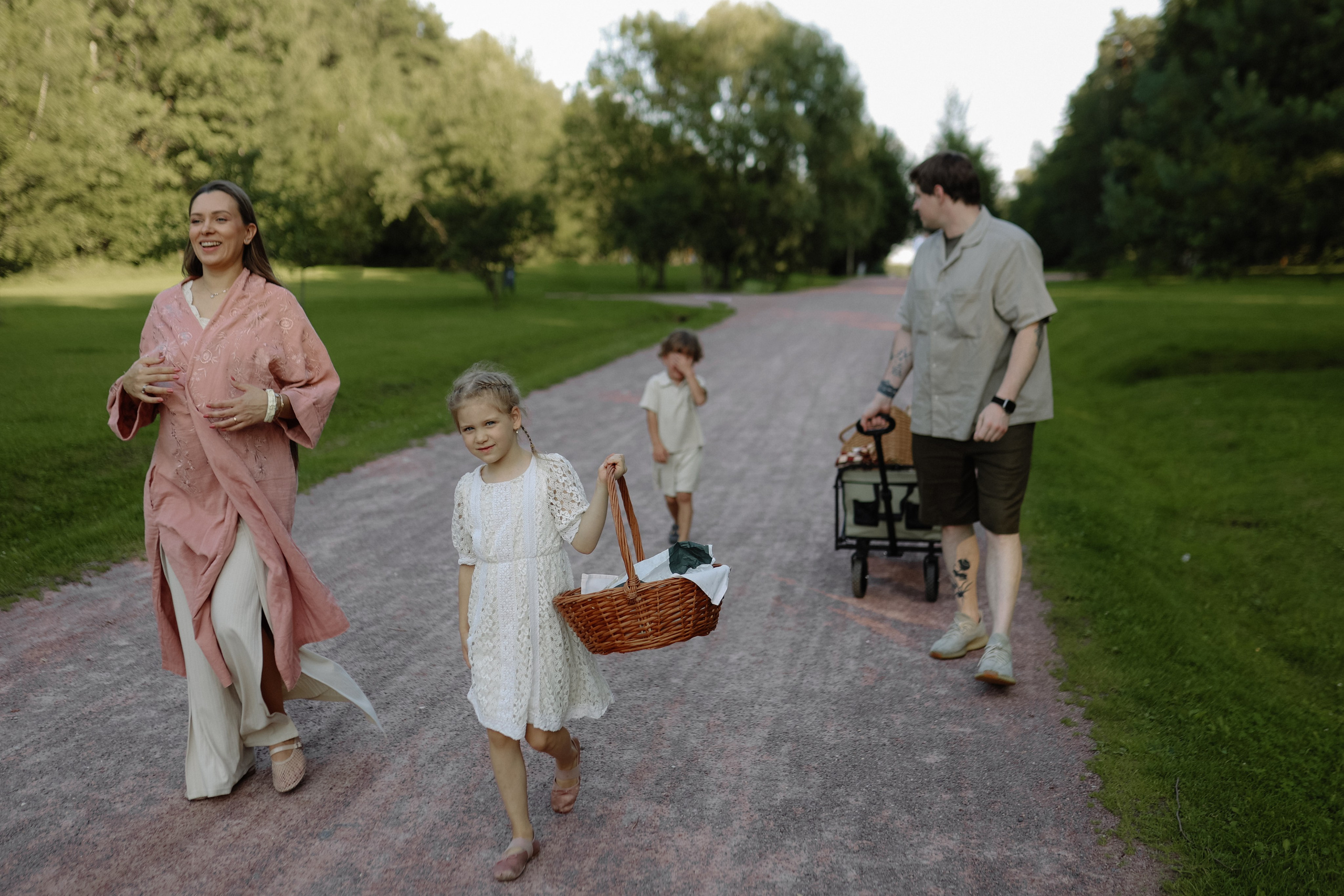 Большая семья. Детский и семейный фотограф, съемка новорожденных Москва
