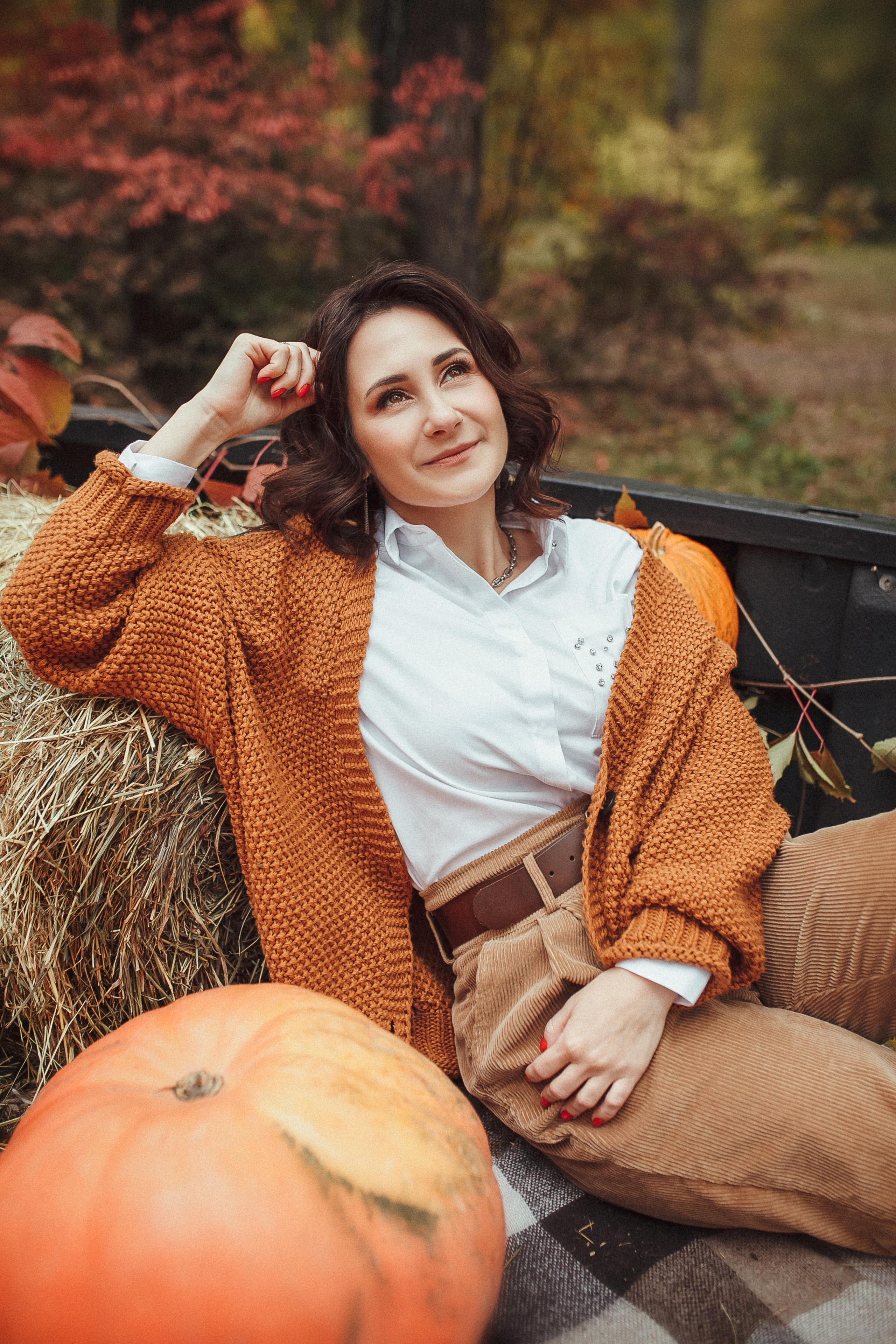 Осенний фотодень с тыквами. Мария Князева — эксперт по личному бренду — фотограф Воронеж